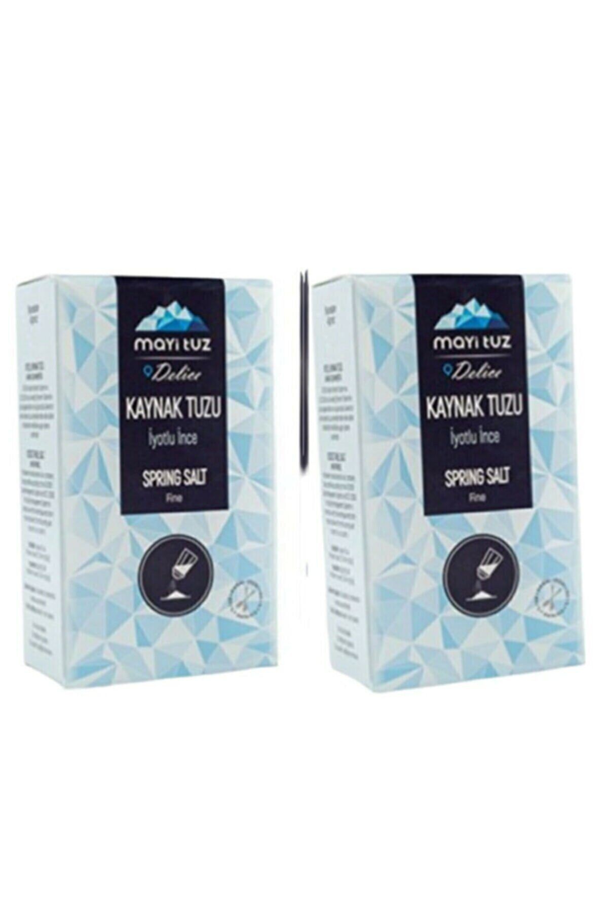 Mayi Tuz Mayi Doğal Tuz Öğütülmüş Sofra Tuzu 600 Gr X2