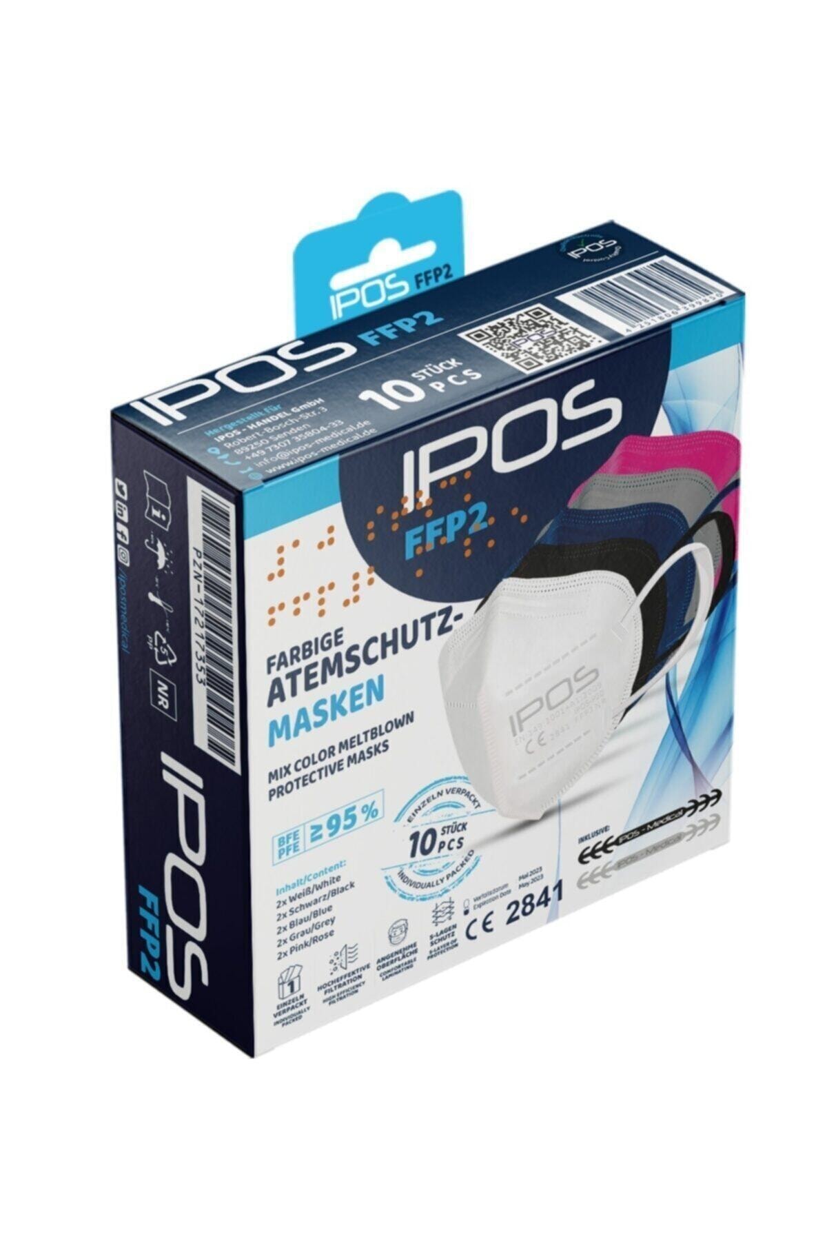 İPOS Ipos N95 Ffp2 Pembe Çocuk Maske 40 Adet