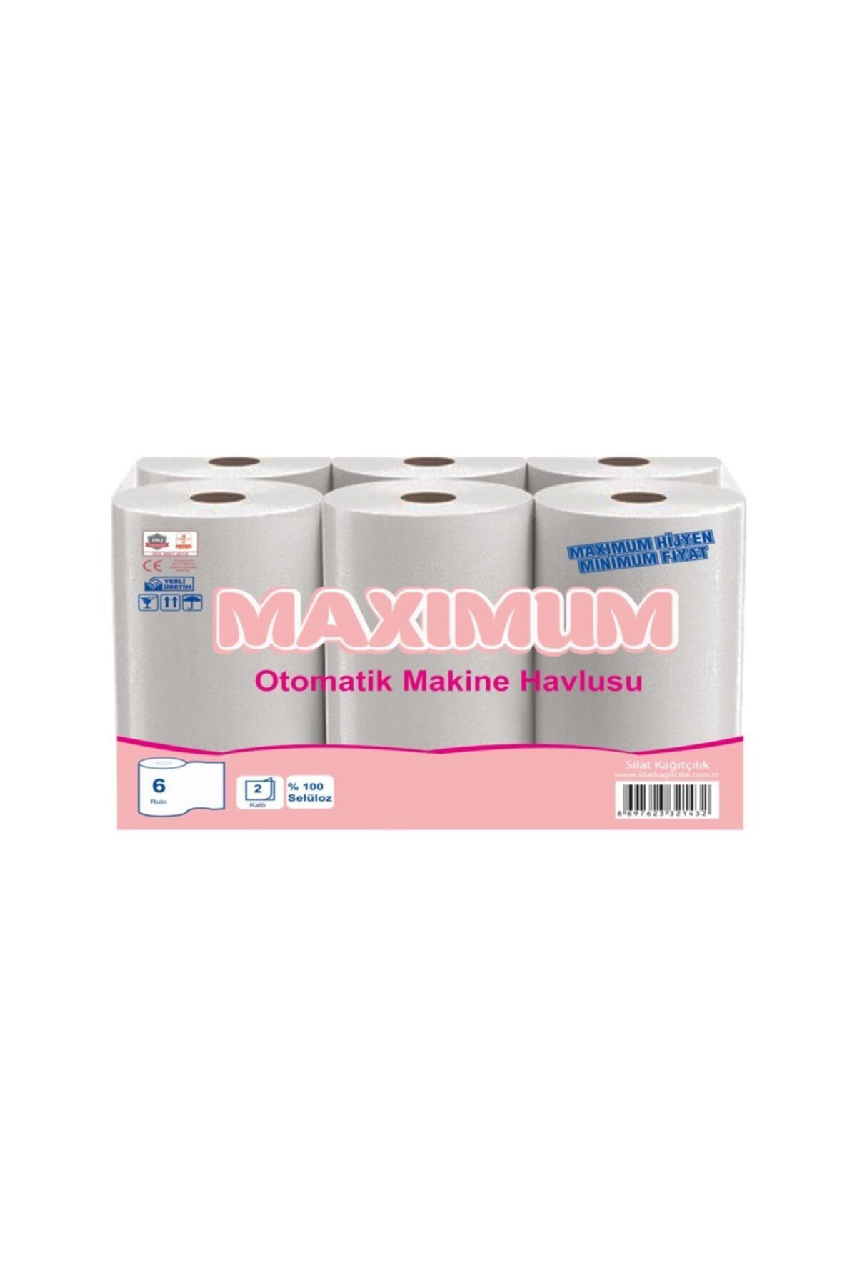 Maximum Fotoselli Havlu 2.5 kg 6’li Rulo