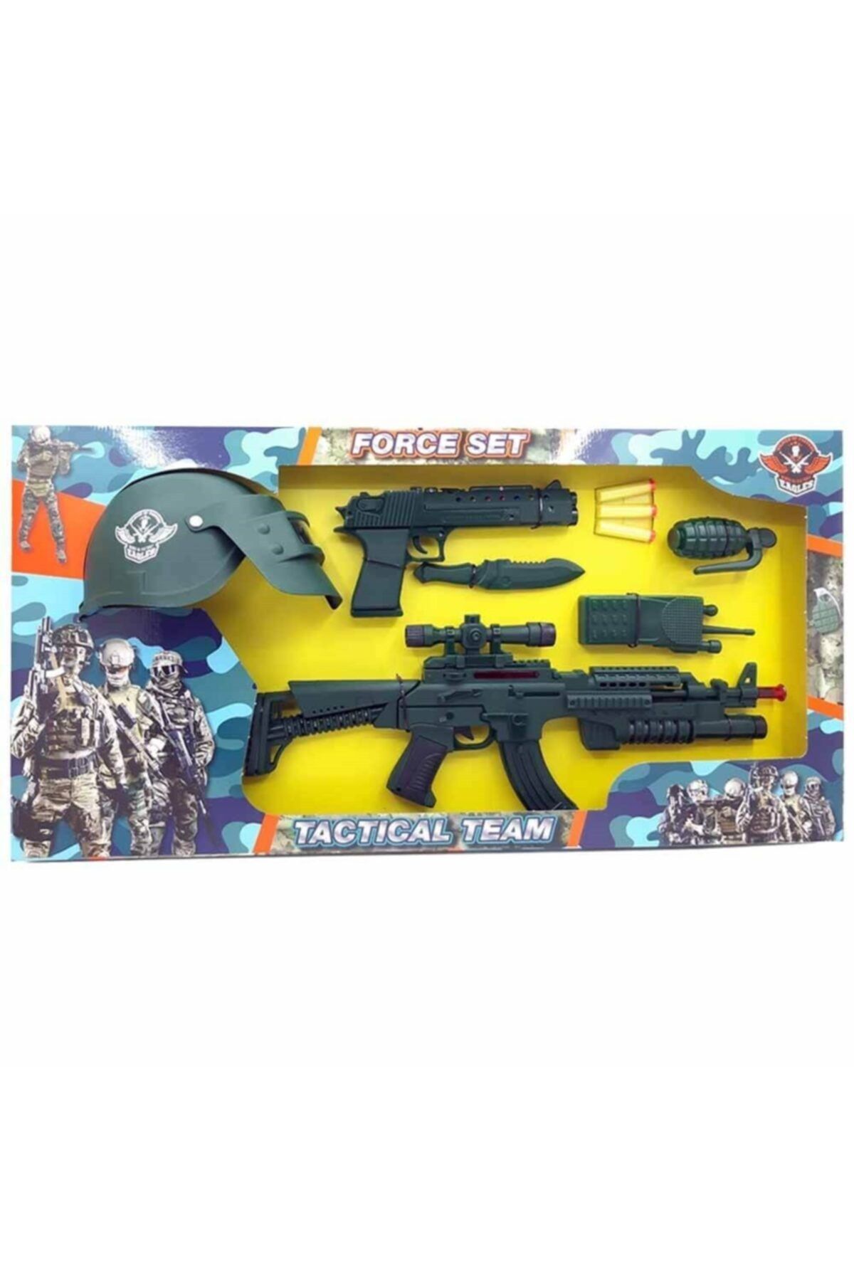 Swat Oyuncak Set Polis Temalı Kask Silah Seti