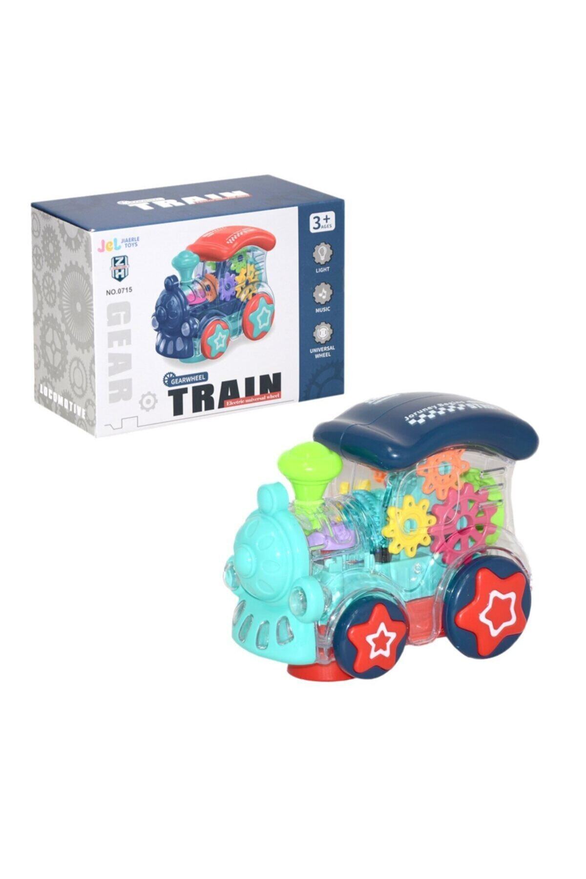 ERPA ToysShop Pilli Şeffaf Çarklar Tren Oyuncak Tren