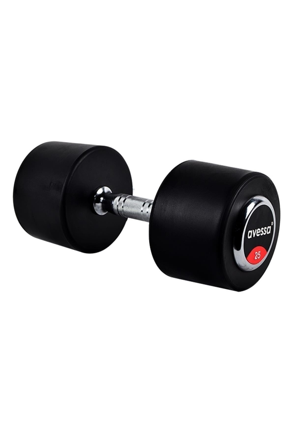 AVESSA 25 Kg Olimpik Dambıl Kauçuk Kaplı Salon Tipi