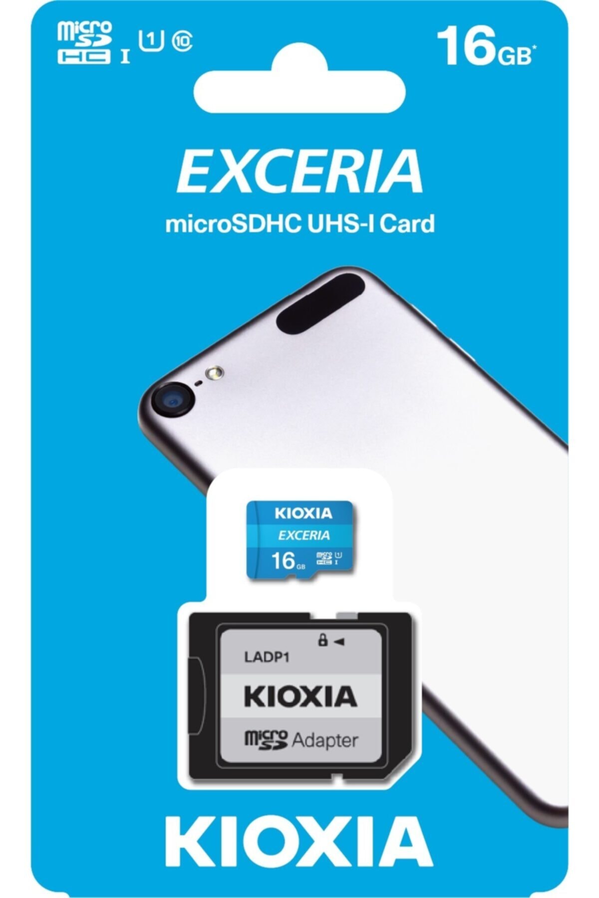 Kioxia 16 Gb Kıoxıa Excerıa Mıcro Sdhc Uhs-1 Class 10 100mb/s (lmex1l016gg2)