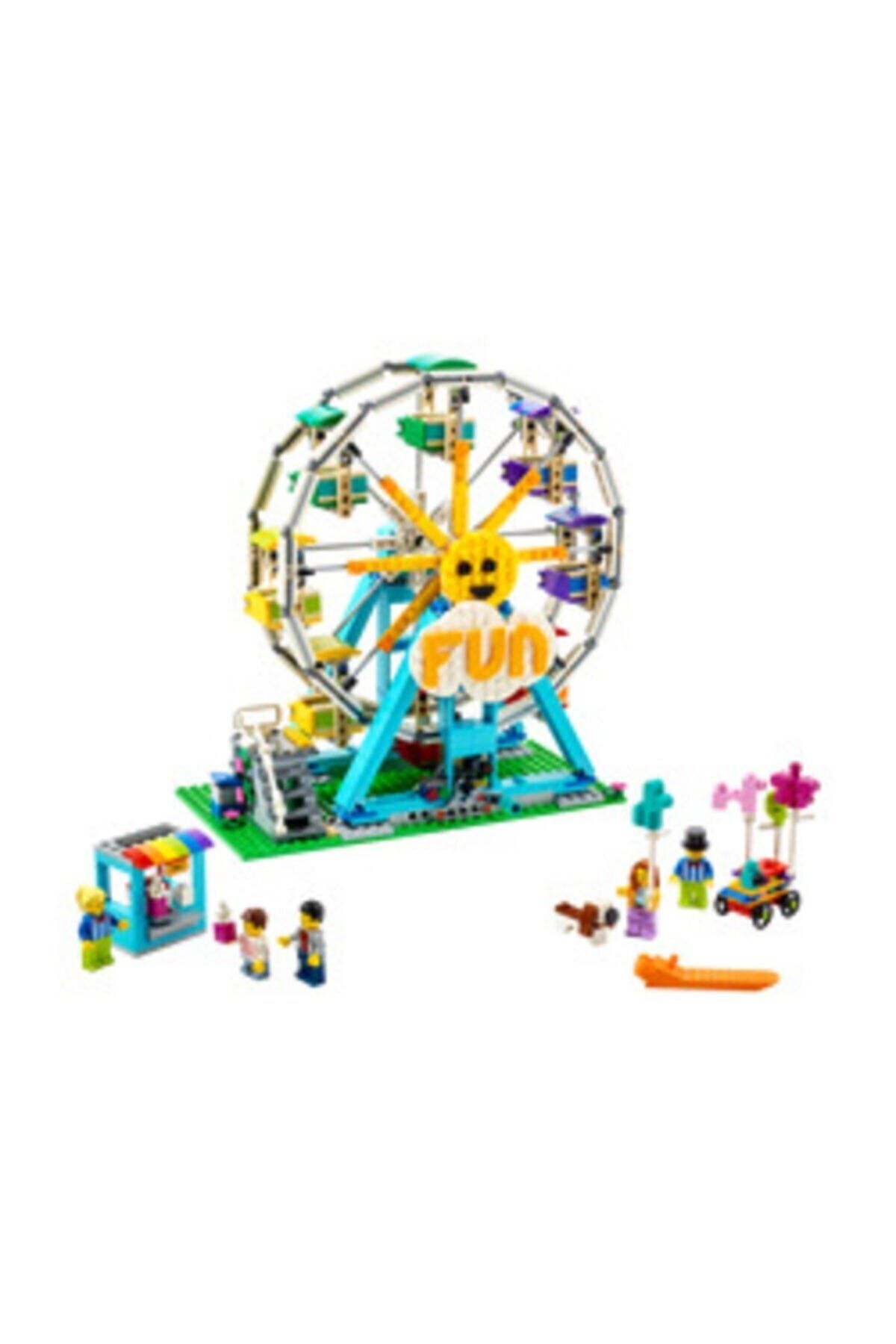 LEGO Creator 3’ü 1 Arada Dönme Dolap 31119 Oyuncak Çarpışan Arabalı, Gondollu Ve 5 Minifigürlü Yapı