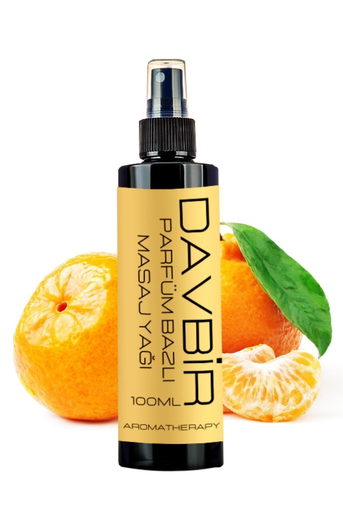 Davbir Mandalina Kokulu Aromaterapi Masaj Yağı Nemlendirici Özel Formülasyon 100ml