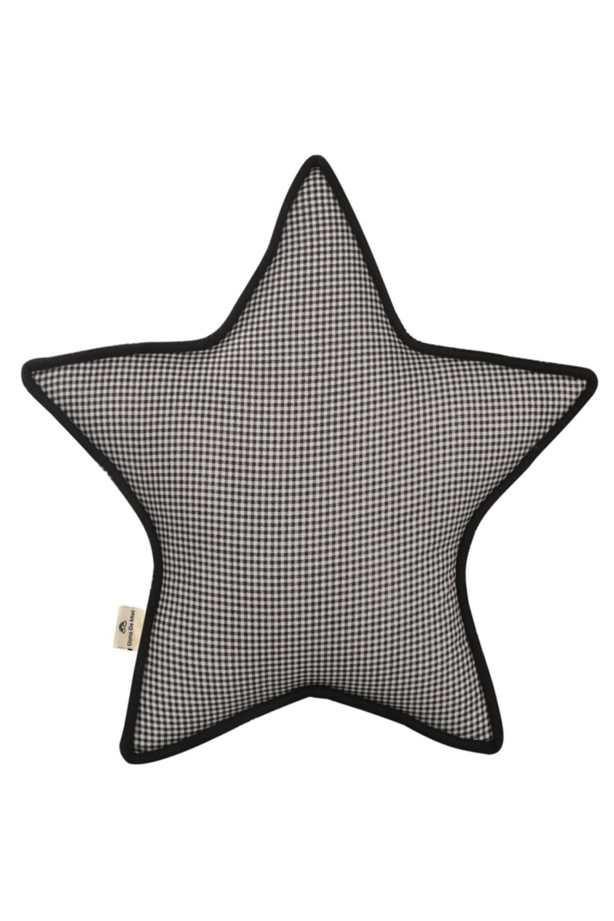 Dona De Miel Lotte Star Siyah Yıldız Dekoratif Yastık