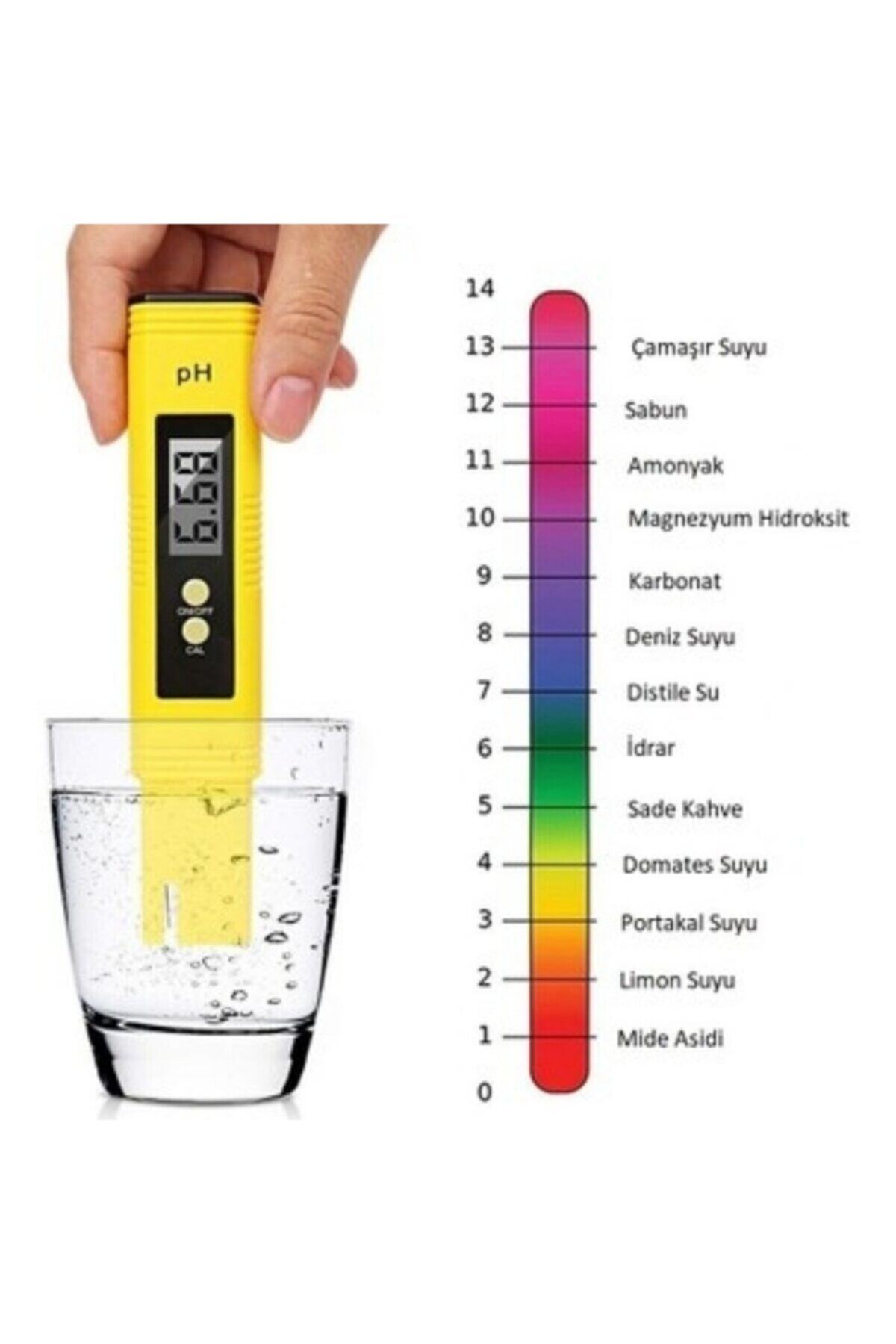 Rotary Lcd Dijital Ph Metre 0.01 Hassasiyetinde Su Sıvı Akvaryum Ph Ölçer
