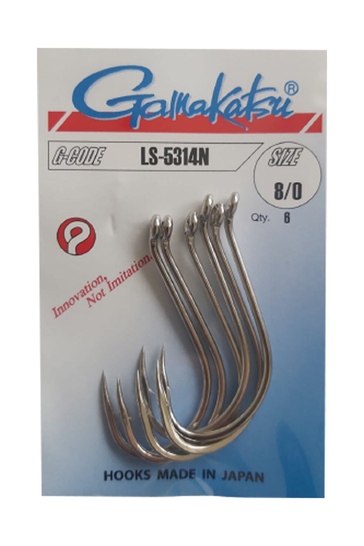 Gamakatsu Ls-5314n No:8/0 Nikel Olta Iğnesi 1/6