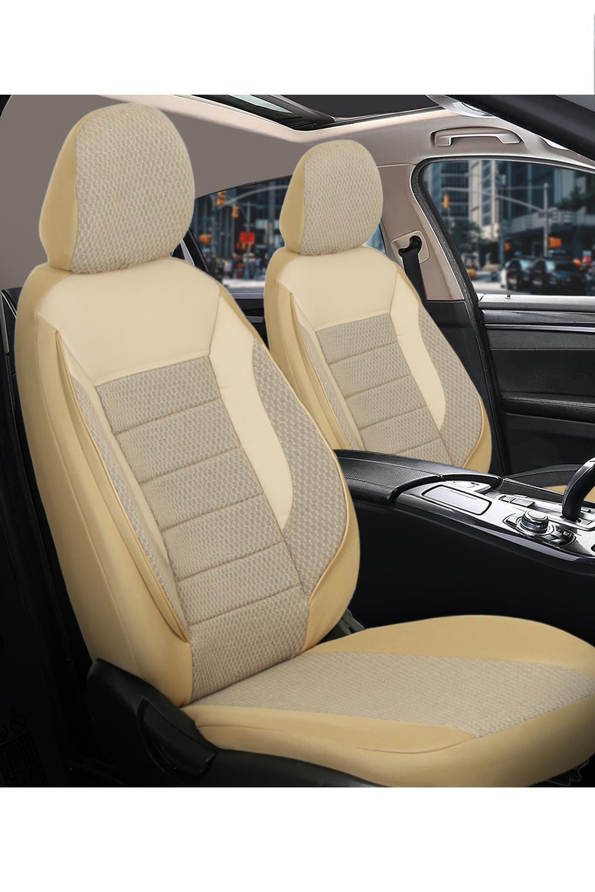 Venüs Tuning Venüs Serisi Oto Koltuk Kılıfı Tam Set Bej