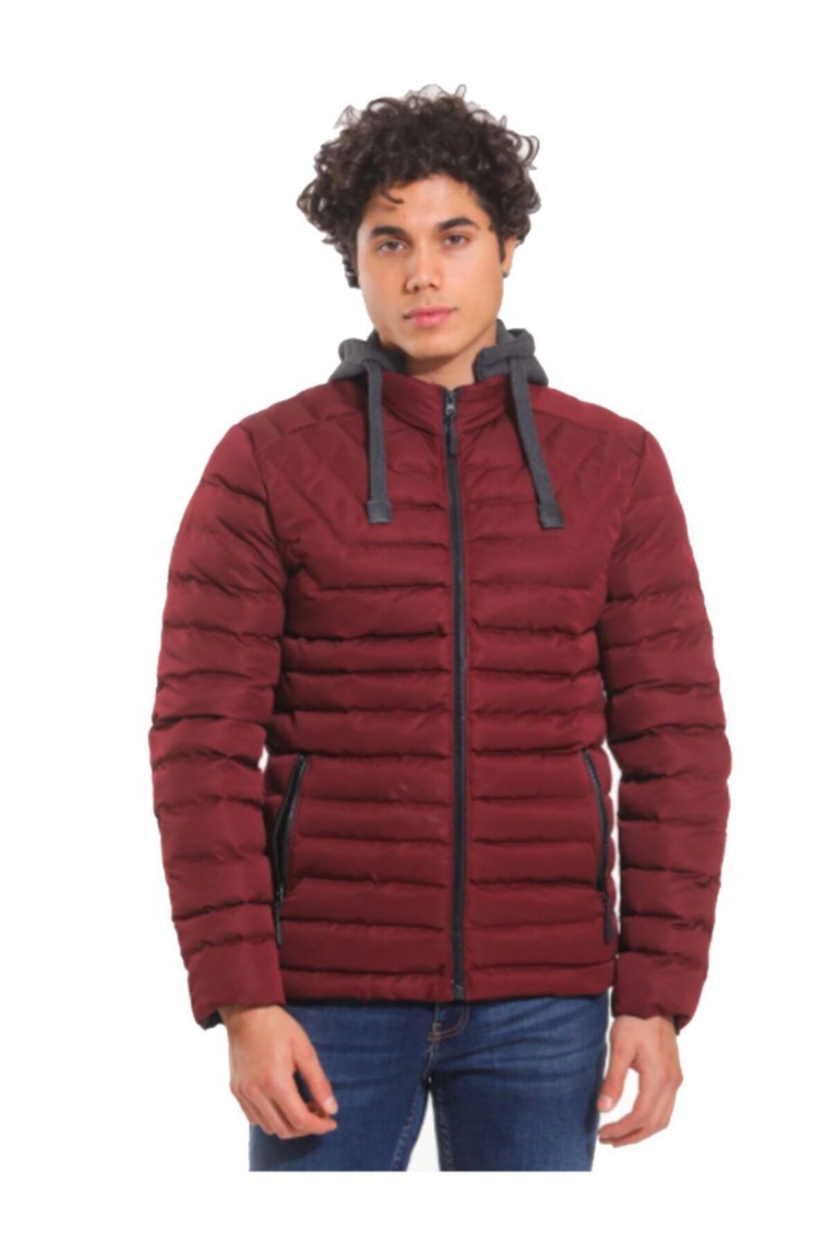 Slazenger He-man Erkek Mont Bordo St21je008-620