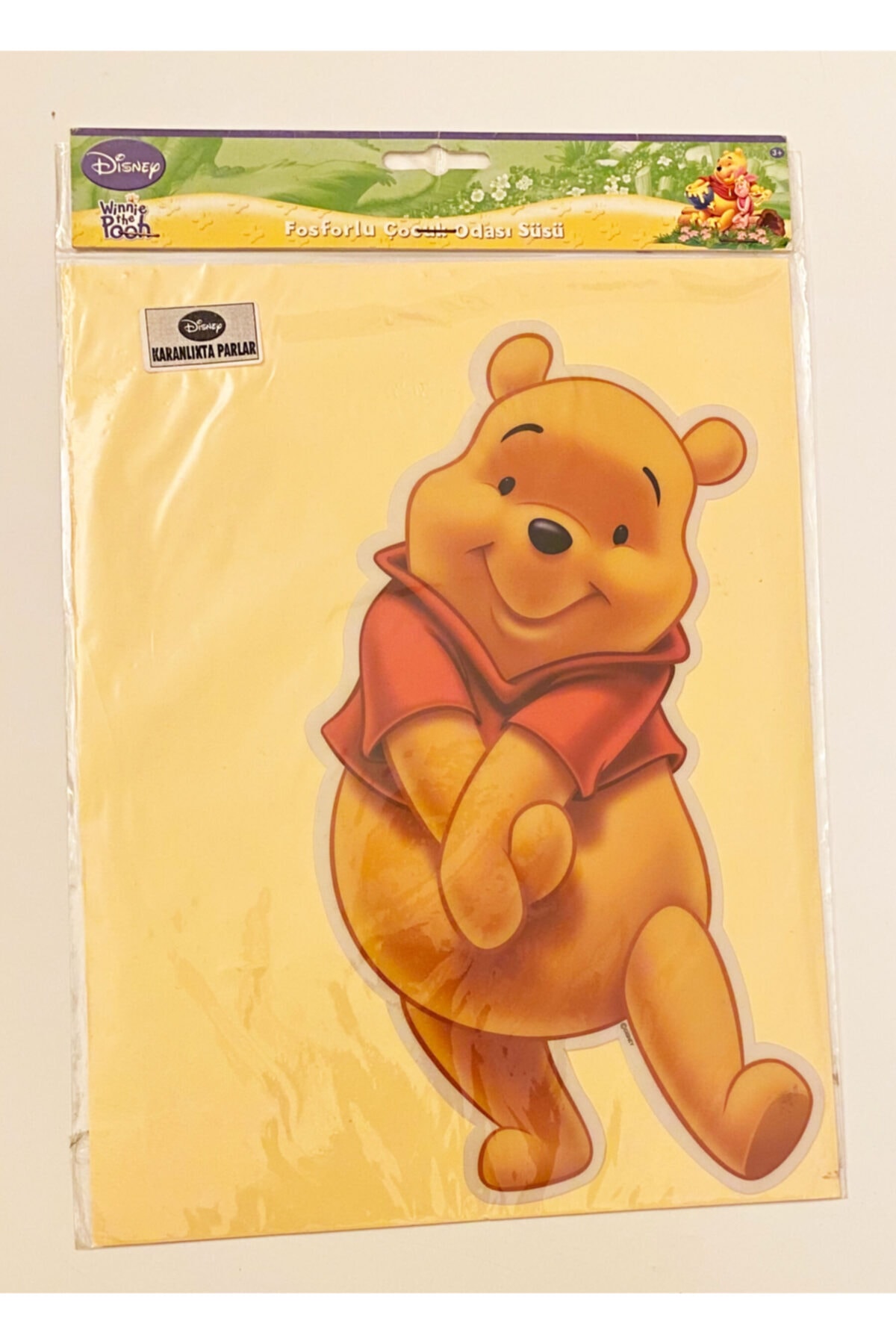 yorni Duvar Sticker Karanlıkta Parlayan 30x15cm Winnie The Pooh