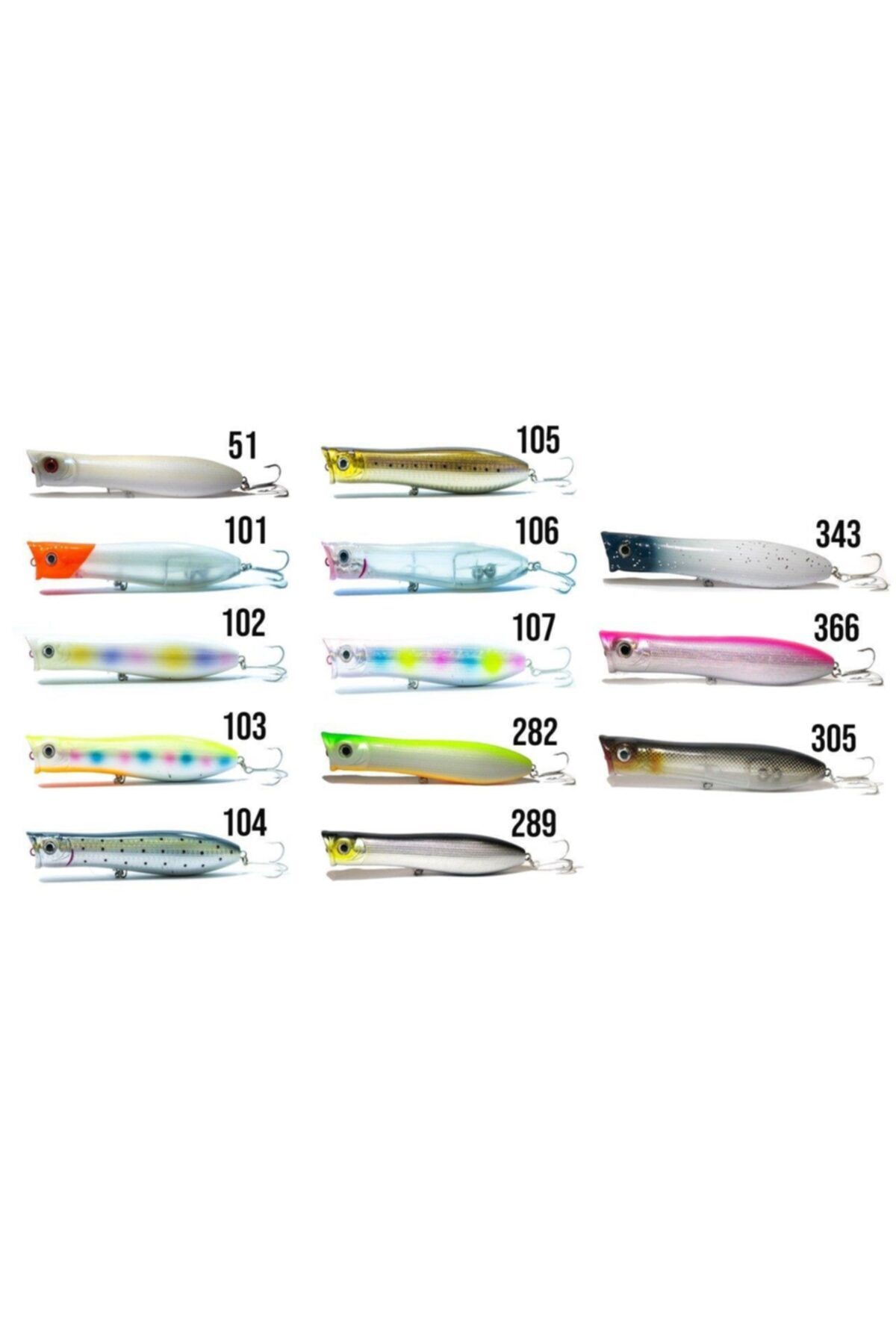 Fujin Elnino En-130sw 13cm 31.5gr Maket Balık Popper