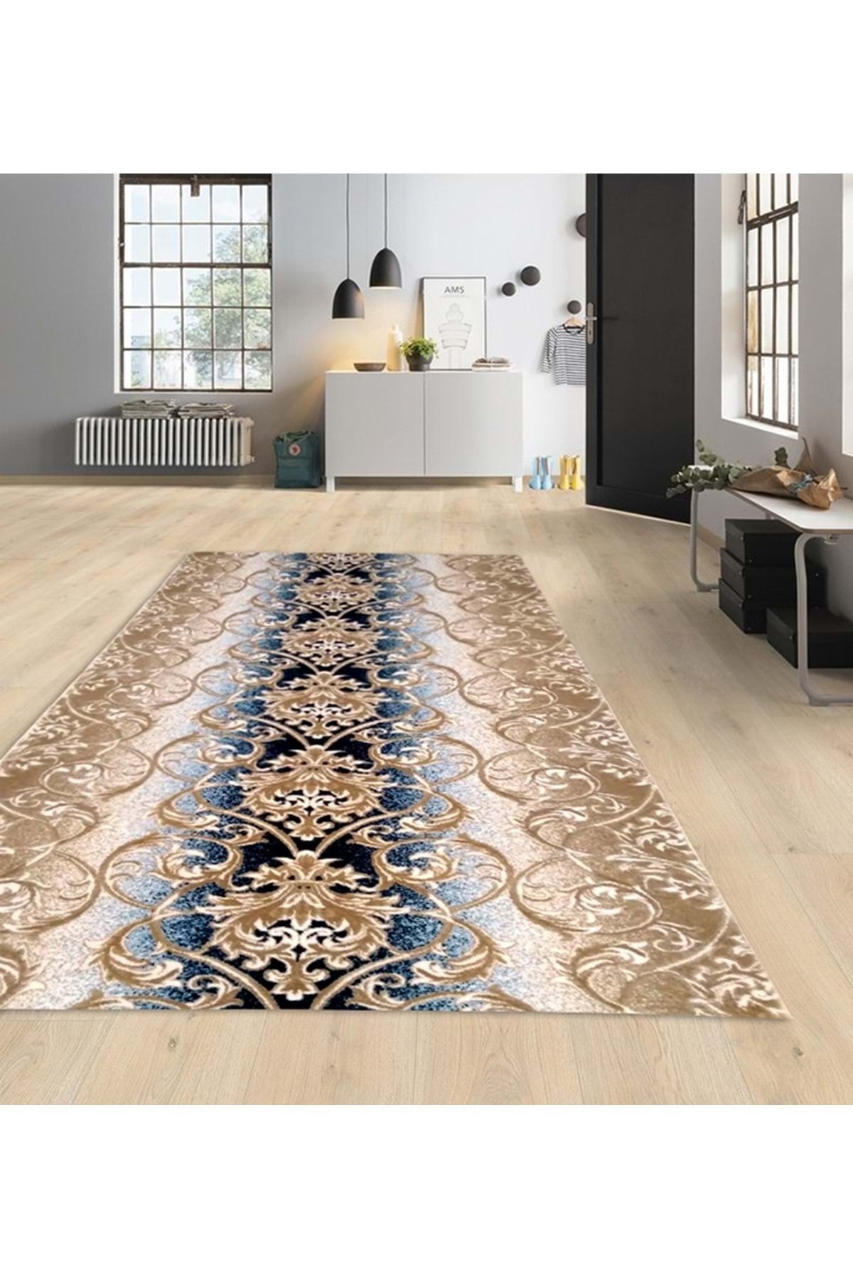Pandora Halı Kesme Akrilik Yolluk Eni 120 cm Desen11 120x250