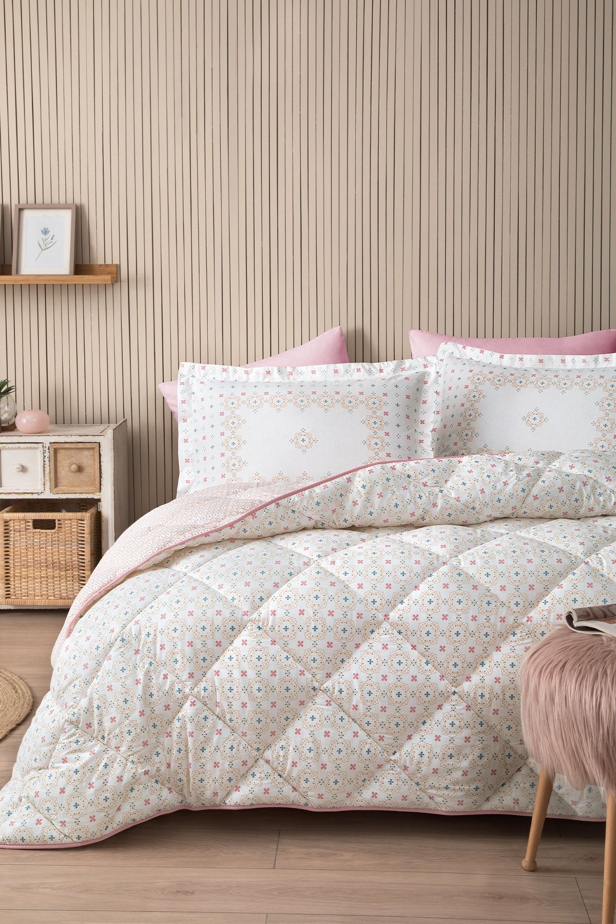 Yataş Bedding Marcia Tek Kişilik Uyku Seti - Pembe