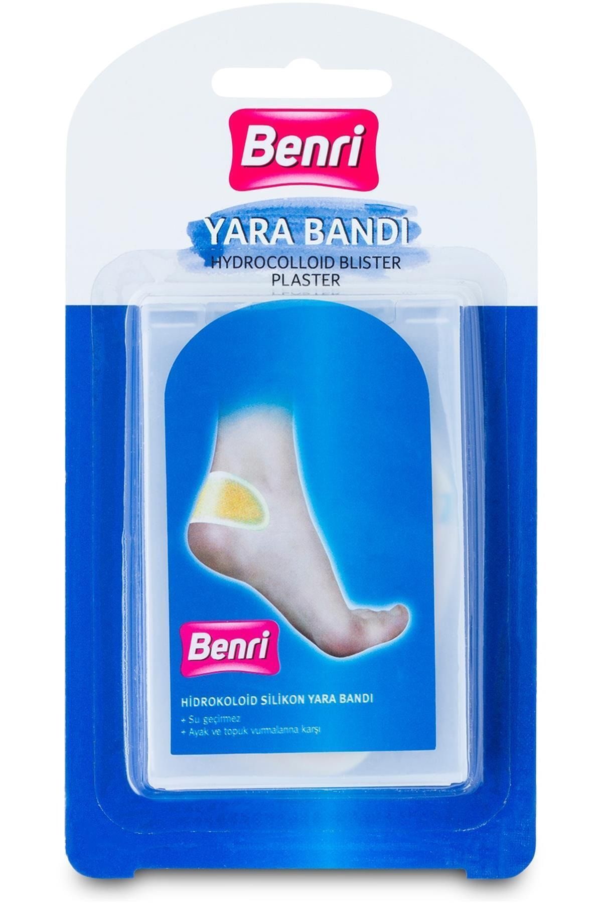 Benri Foot Comfort Hidrokoloid Silikon Yara Bandı