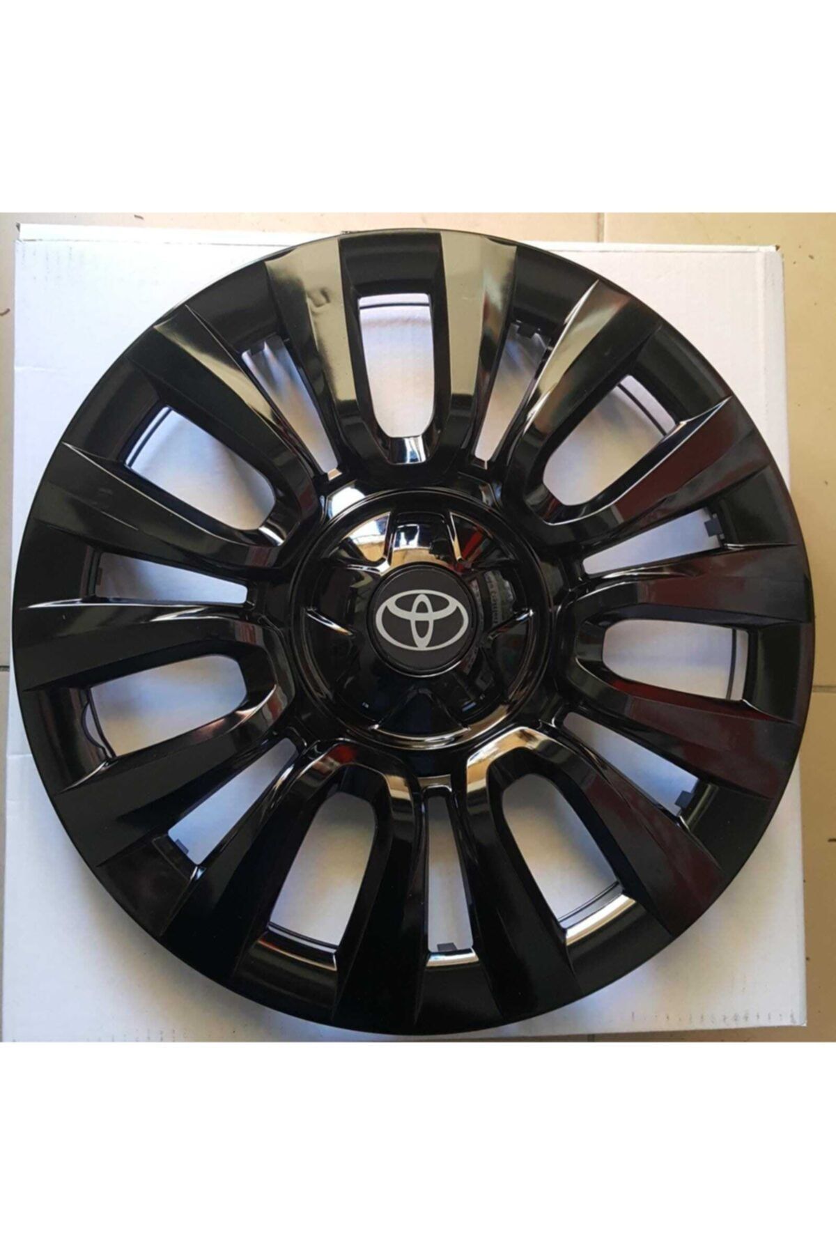 Avsaroto Kırılmaz Toyota Prius 15'' Inç Uyumlu Parlak Siyah 4lü Set Jant Kapağı