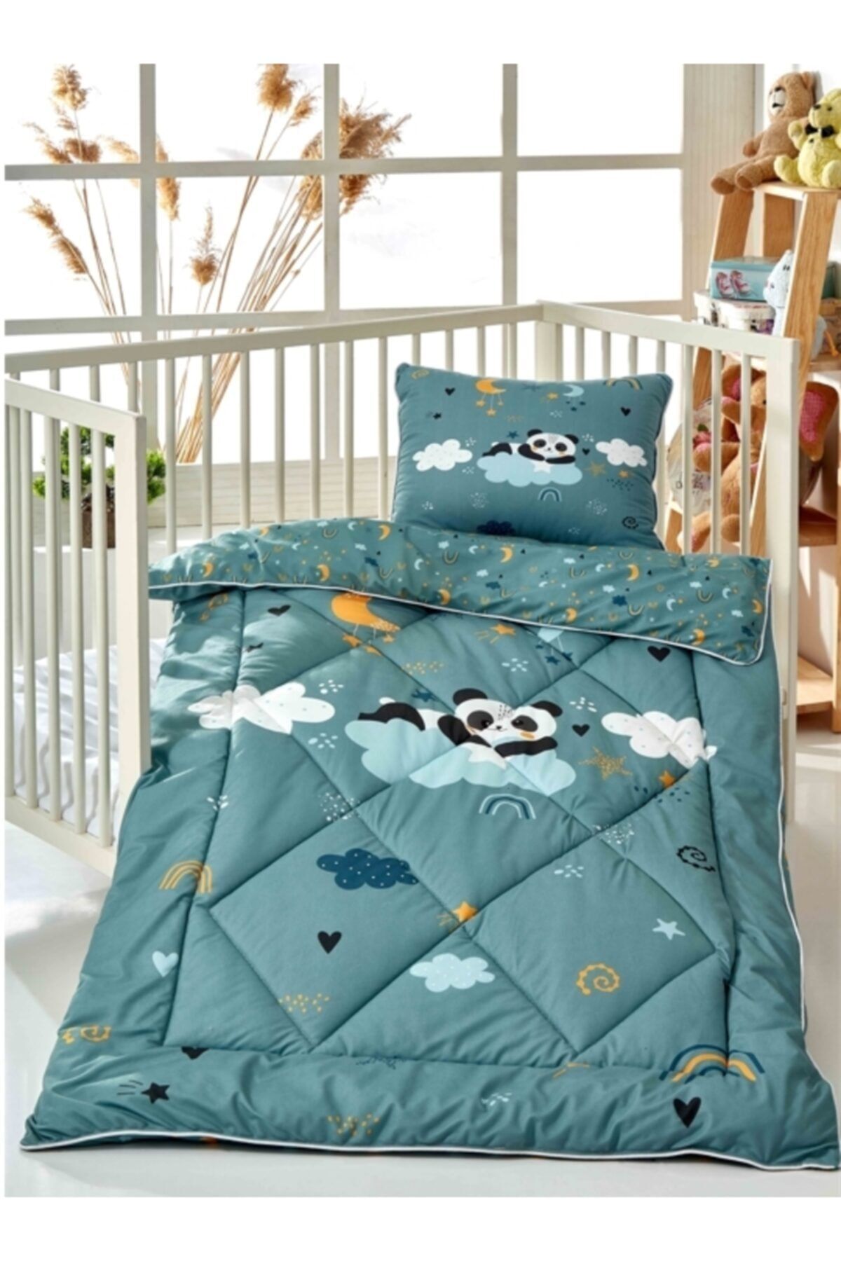 Komfort Home Dijital Baskılı Thermal Kumaş Bebek Yorgan Seti /b10