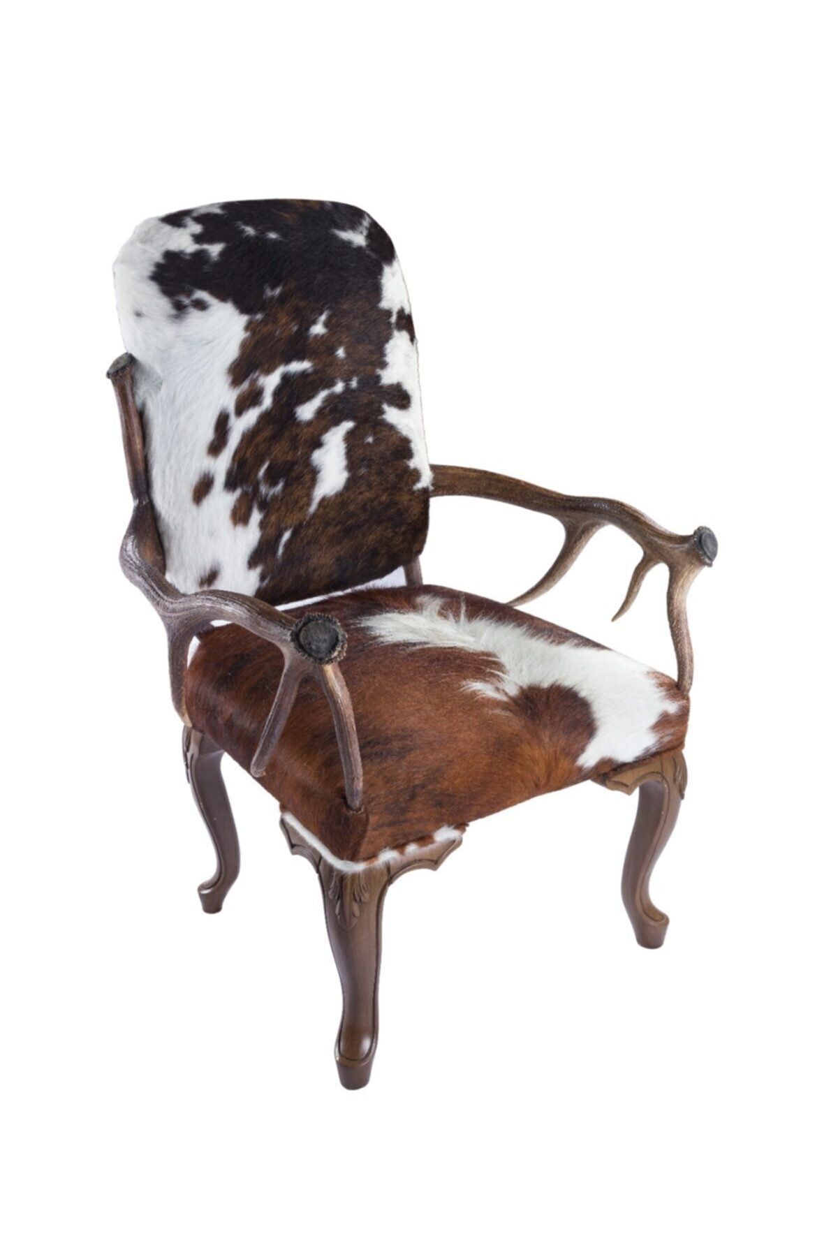 Dericibey Kahverengi Doğal Dana Derisi Berjer Brj105-01 70x70x104cm