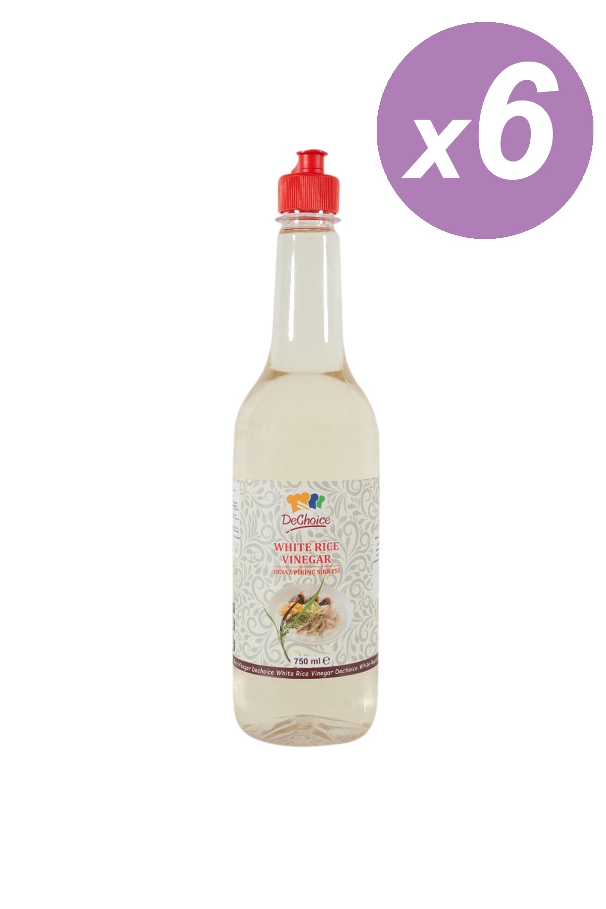 Dechoice Pirinç Sirkesi 750 Ml (6'lı Koli)