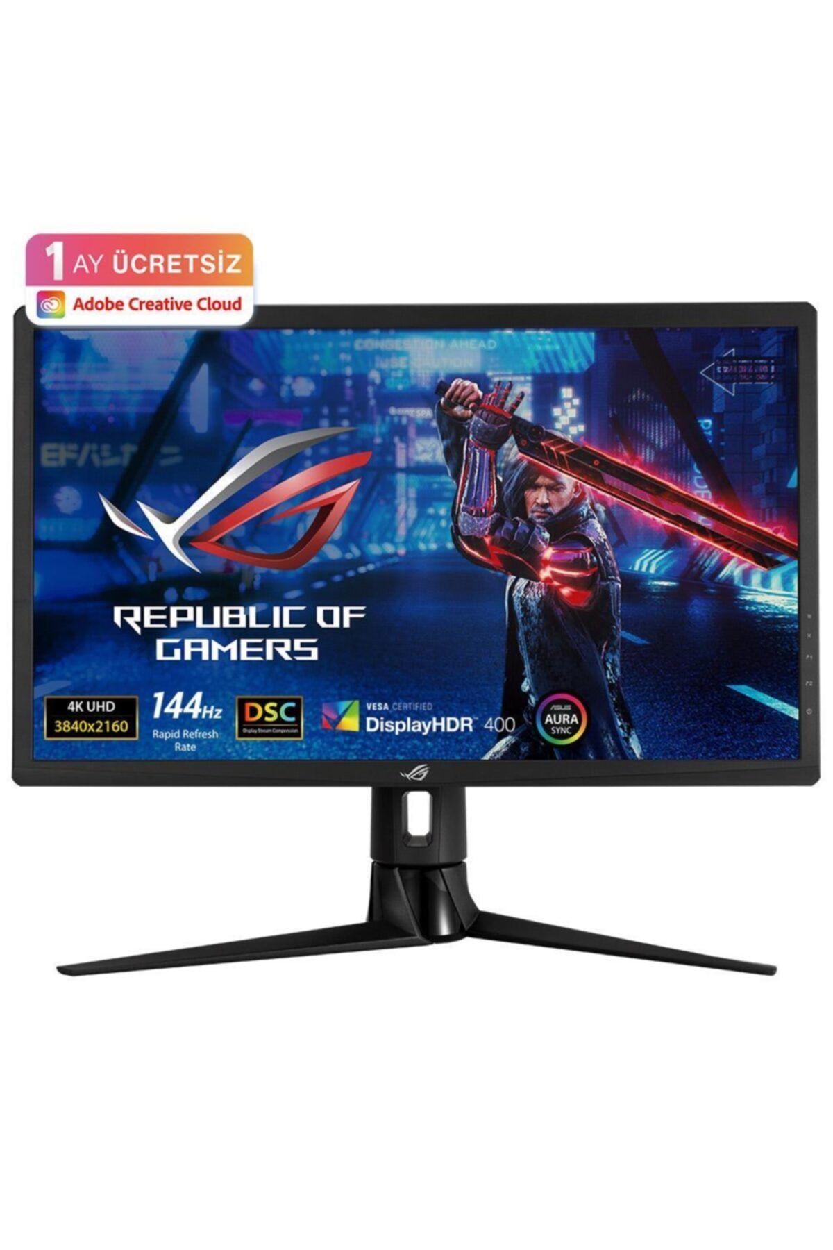 ASUS Rog Strix Xg27uqr 27'' 1ms 144hz 4k G-sync Uyumlu Ips Oyuncu Monitörü
