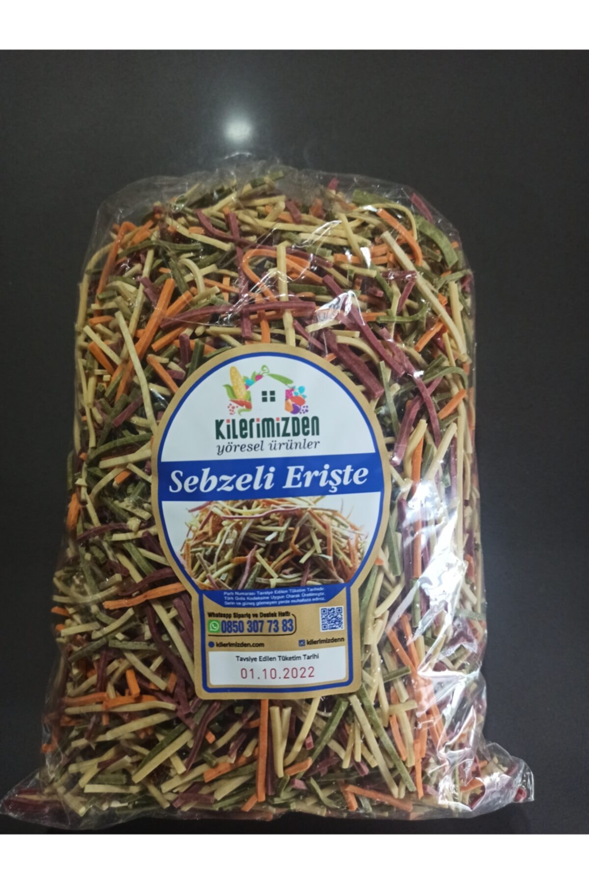 Kilerimizden Sebzeli Erişte, Beypazarı 1000 gr (YENİ MAHSUL)