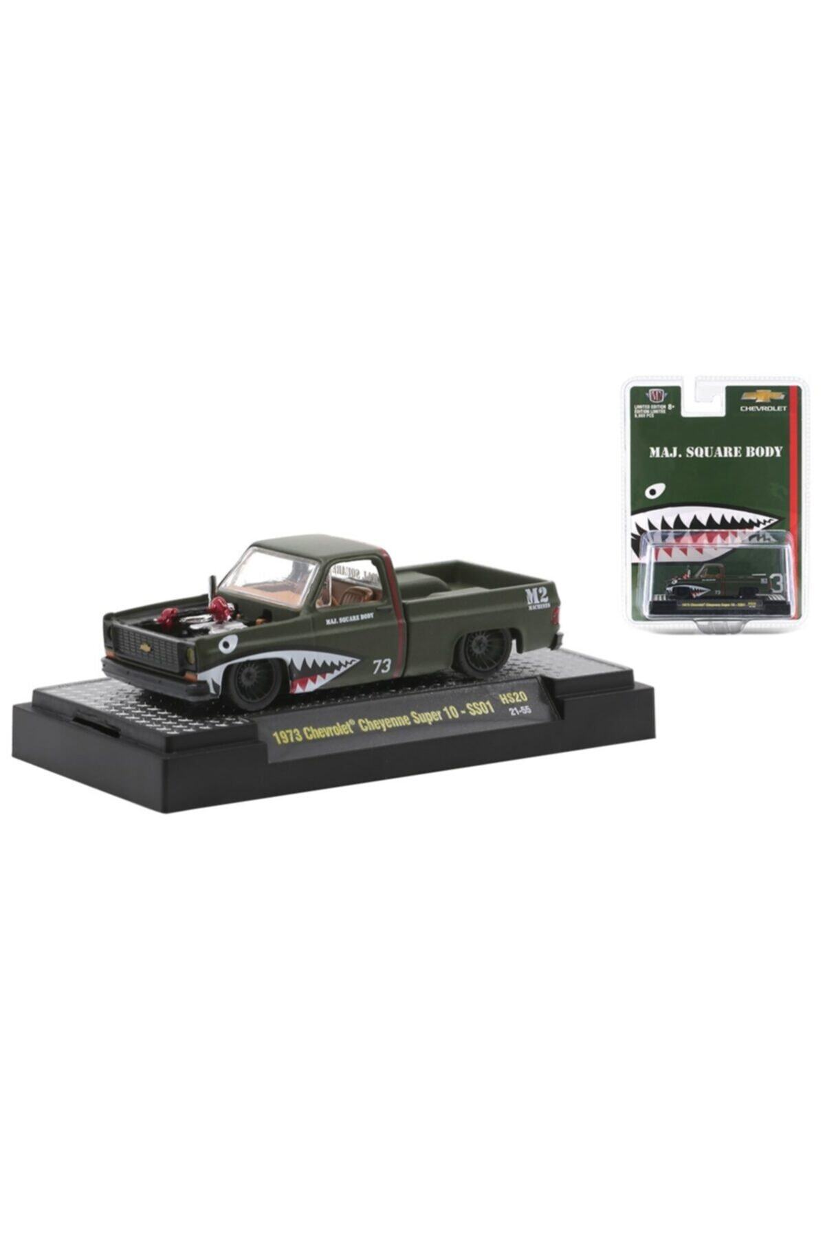 M2 Machines 1973 Chevrolet Cheyenne Sharky Green