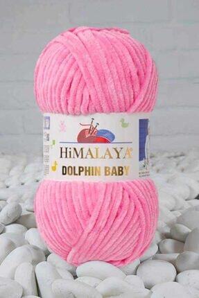 Dolphin Baby 80309 Pembe Ton Kadife Örgü Ipi Image 0