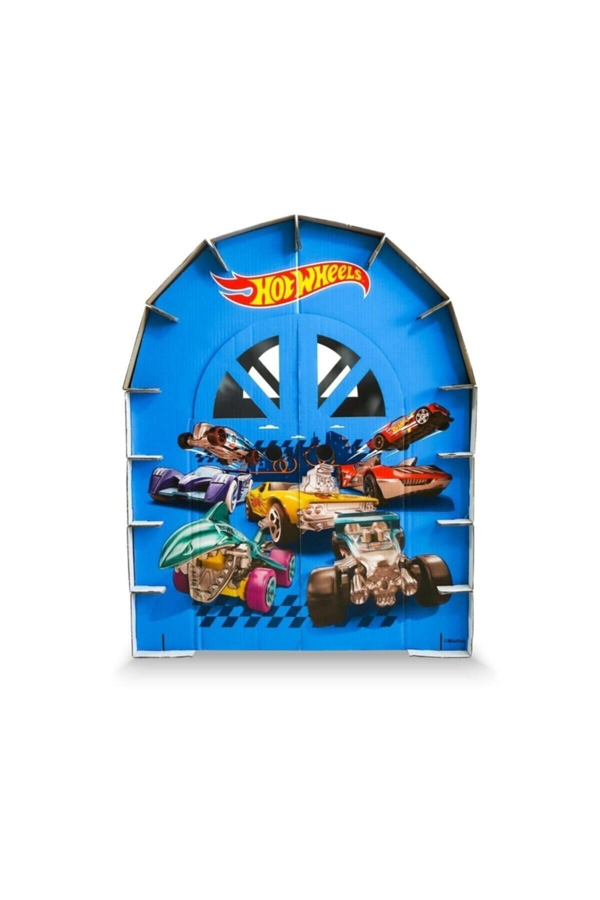 WOSGROSS Hot Wheels 16 Parça Karton Oyun Evi