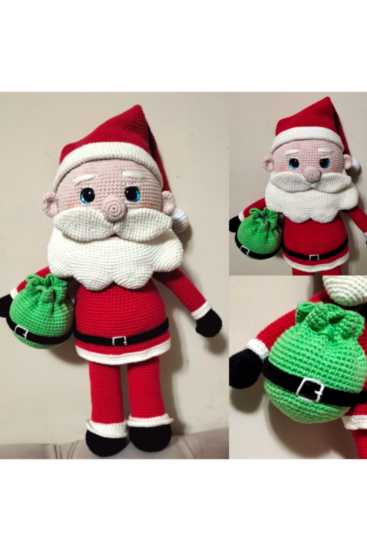 Amigurumi Popyo Amigurumi Noel Baba 35cm