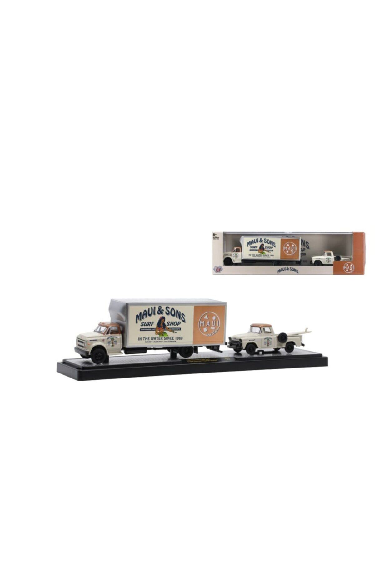 M2 Machines 1968 Chevrolet C60 Truck 1958 Chevrolet Apache Stepside Maui And Sons 2li Set