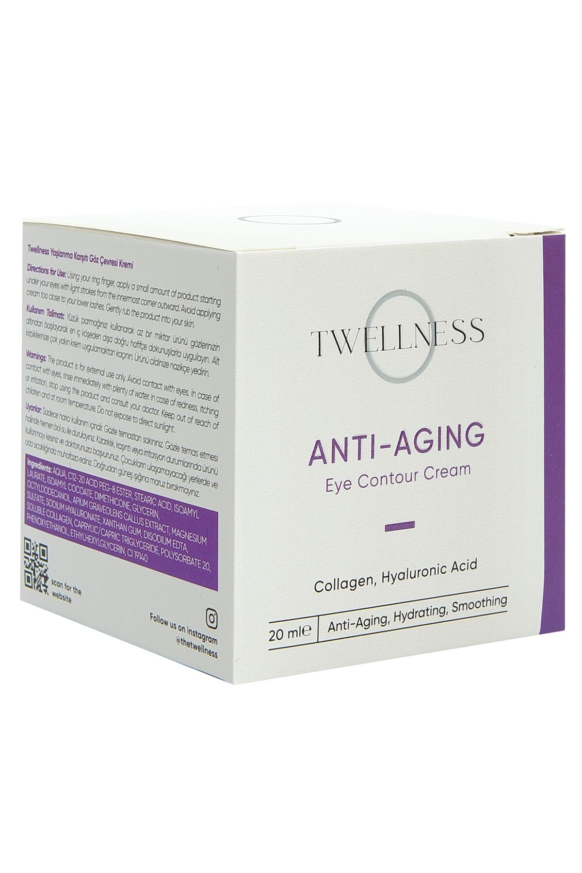 Twellness Kolajen Gençleştirici Göz Çevresi Kremi - 20 ml