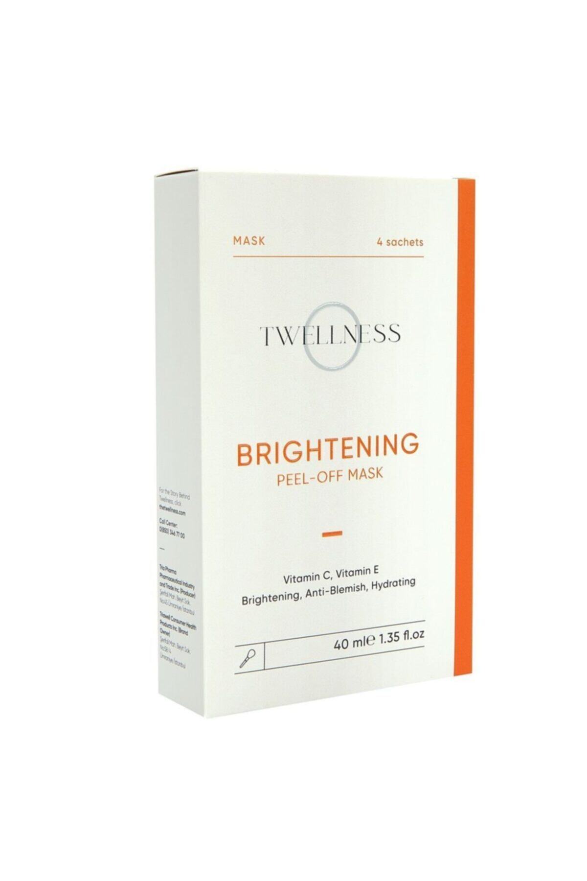 Twellness C Vitamini Aydınlatıcı Soyulabilir Maske - 10 Ml*4
