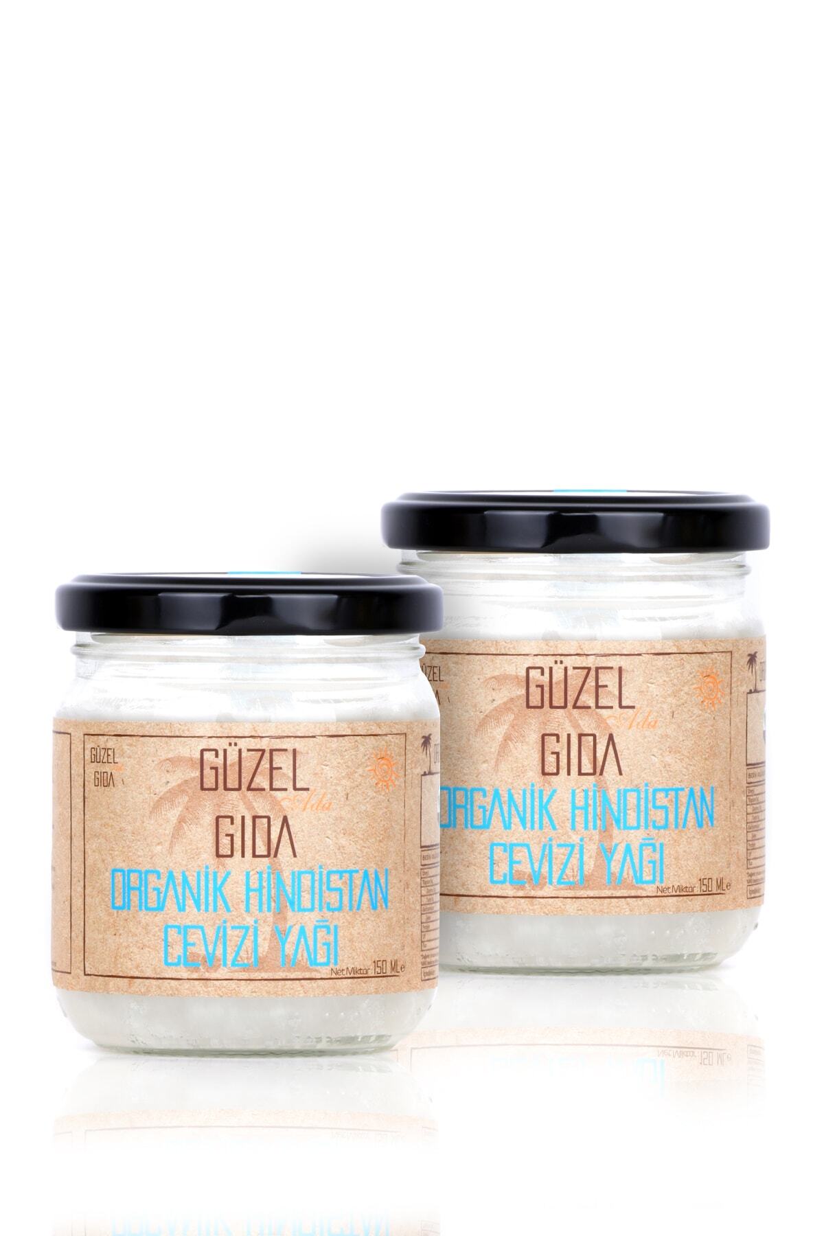 Güzel Ada Gıda Organik Hindistan Cevizi Yağı Soğuk Sıkım 150 Ml X 2