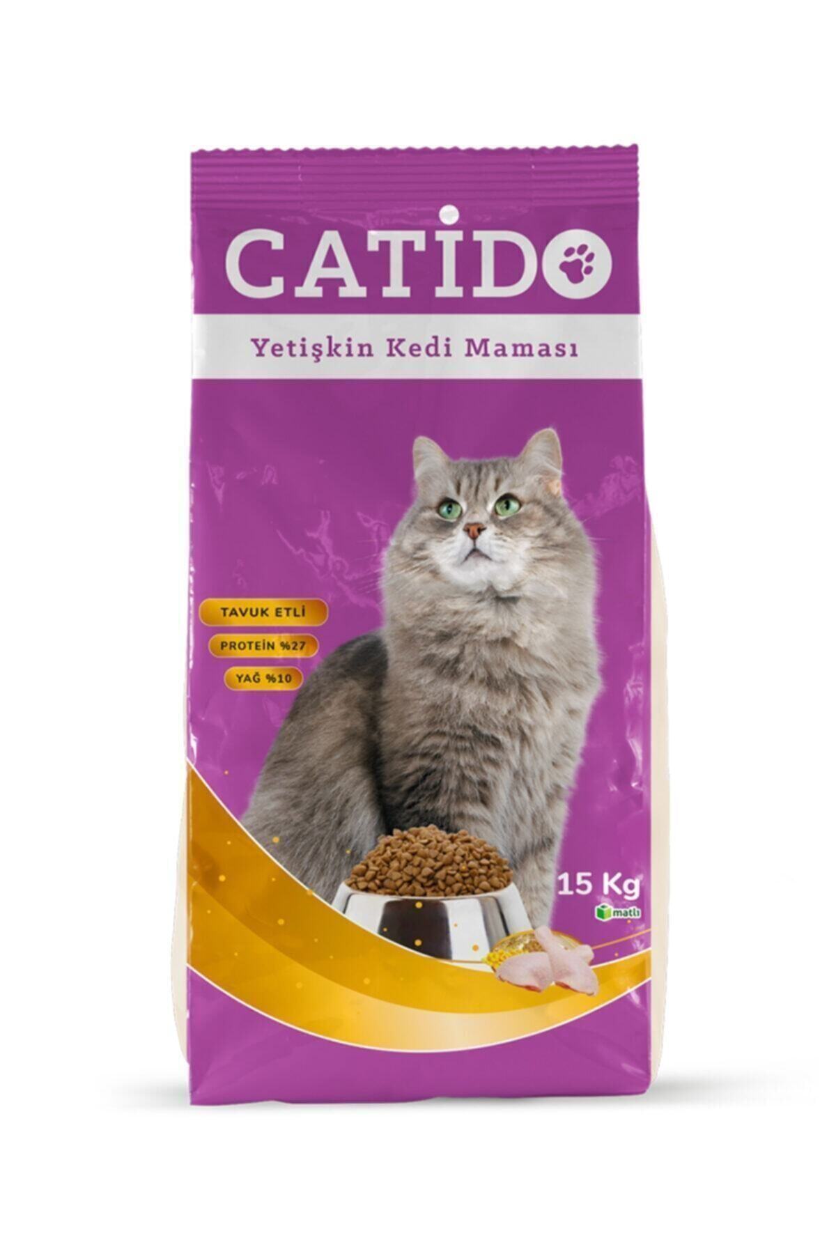 CATİDO Tavuk Etli Yetişkin Kedi Maması 15 kg