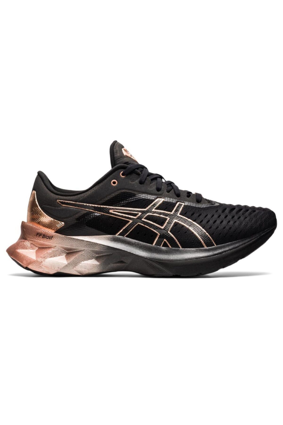 Asics Kadın Siyah Pembe Altın Koşu Ayakkabısı