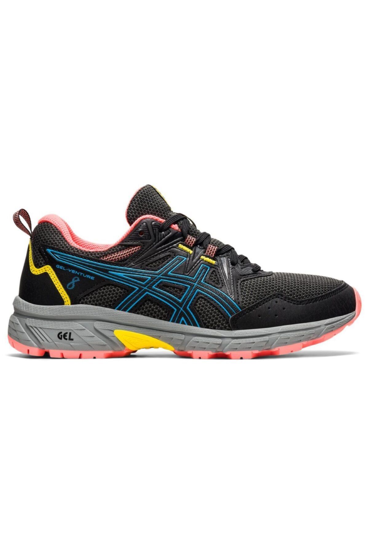 Asics Kadın Siyah Mavi Outdoor Ayakkabısı