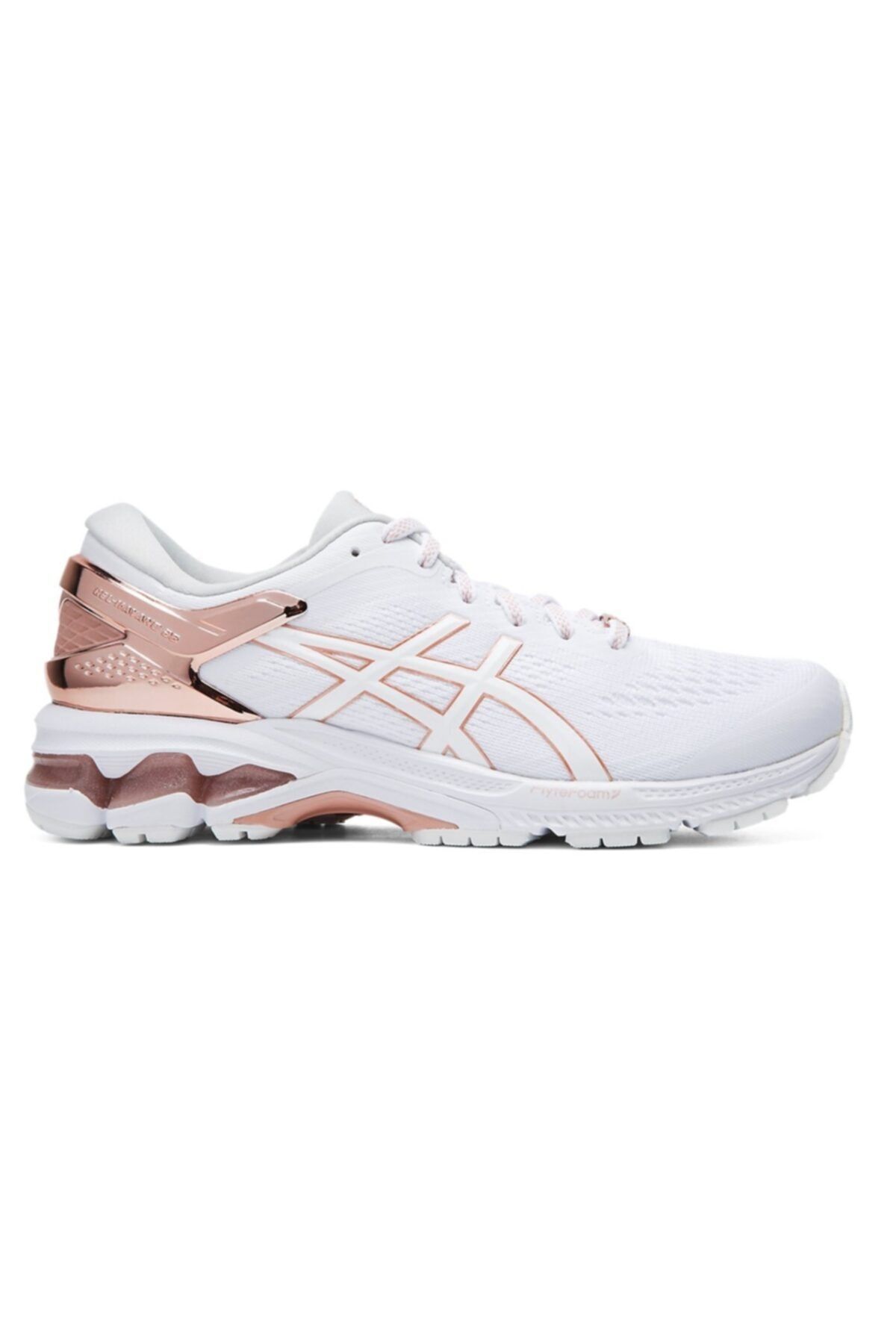 Asics Kadın Beyaz Pembe Altın Koşu Ayakkabısı