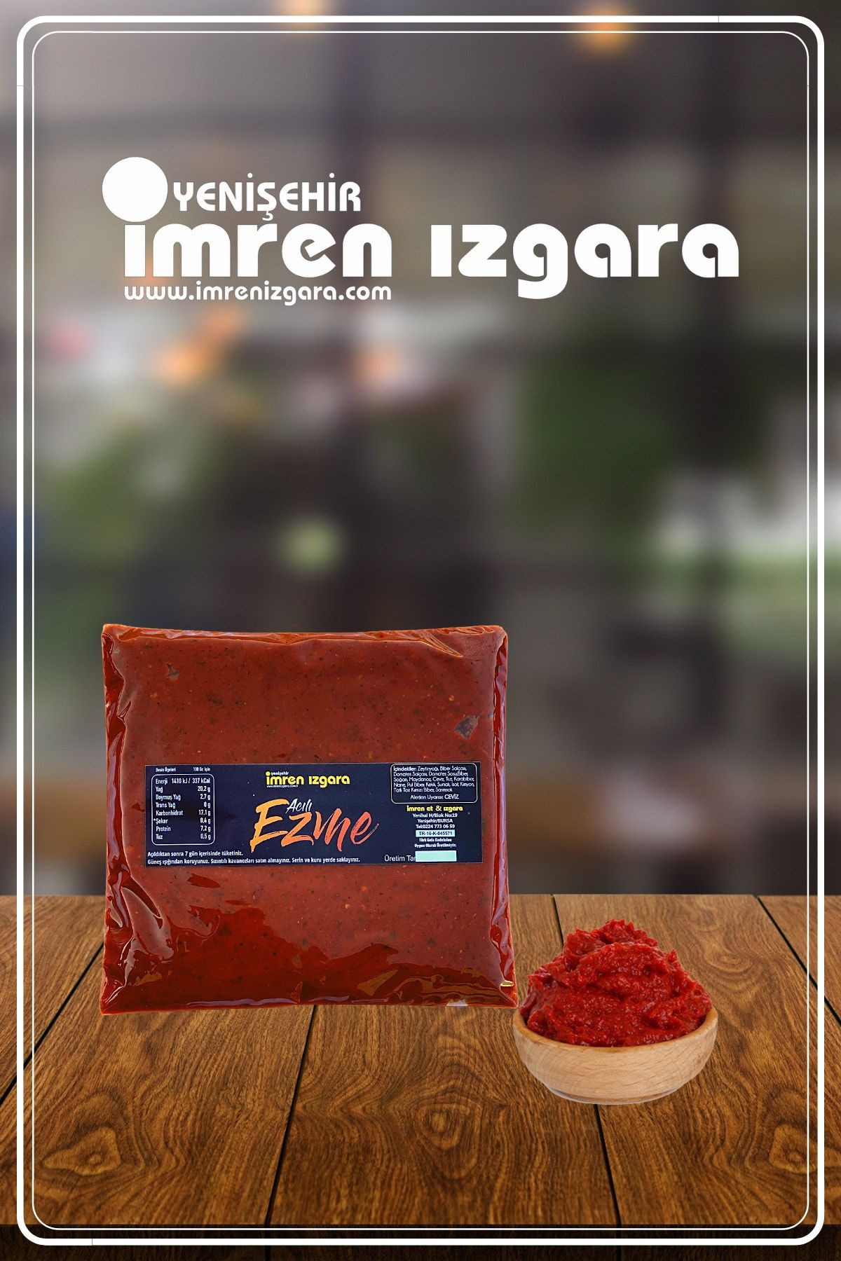 YENİŞEHİR İMREN Acuka Kahvaltılık Sos 500g