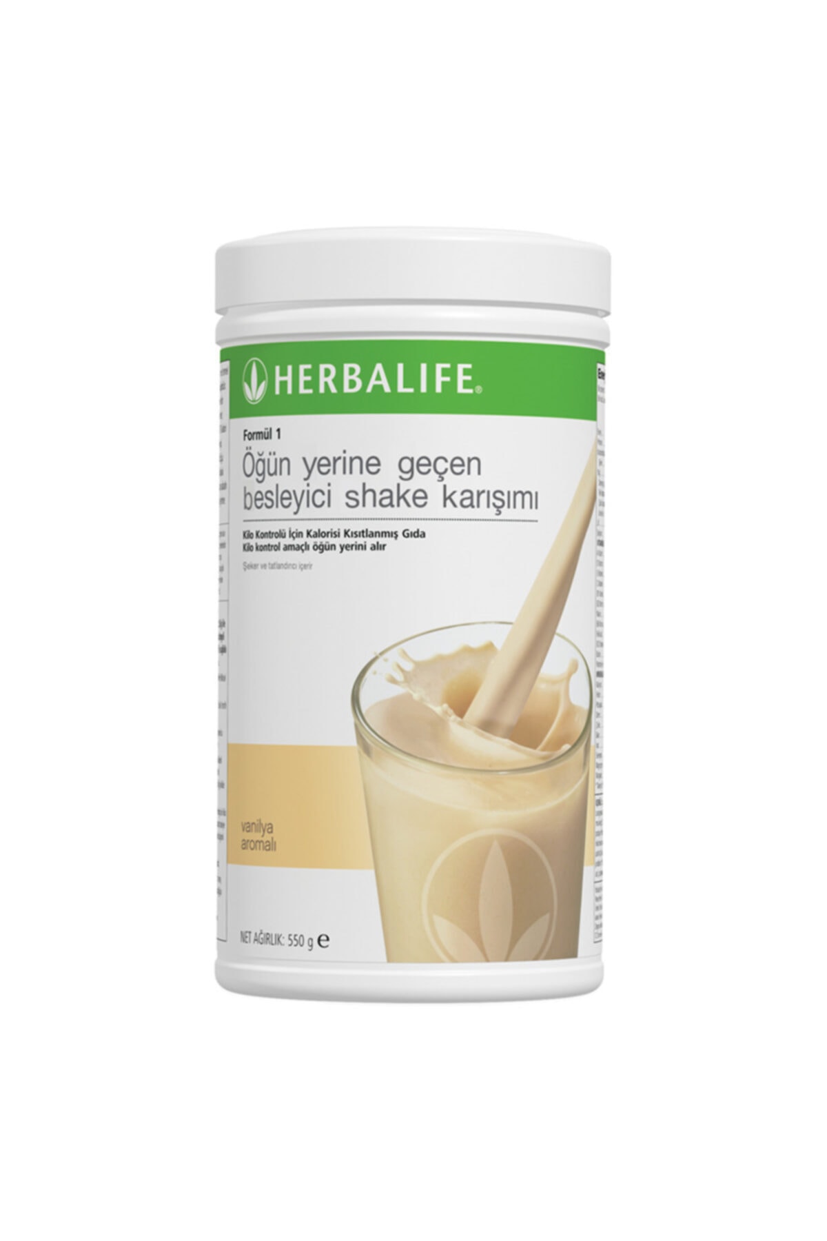 Herbalife Besleyici Shake Karışımı Formül 1 Vanilya 550g