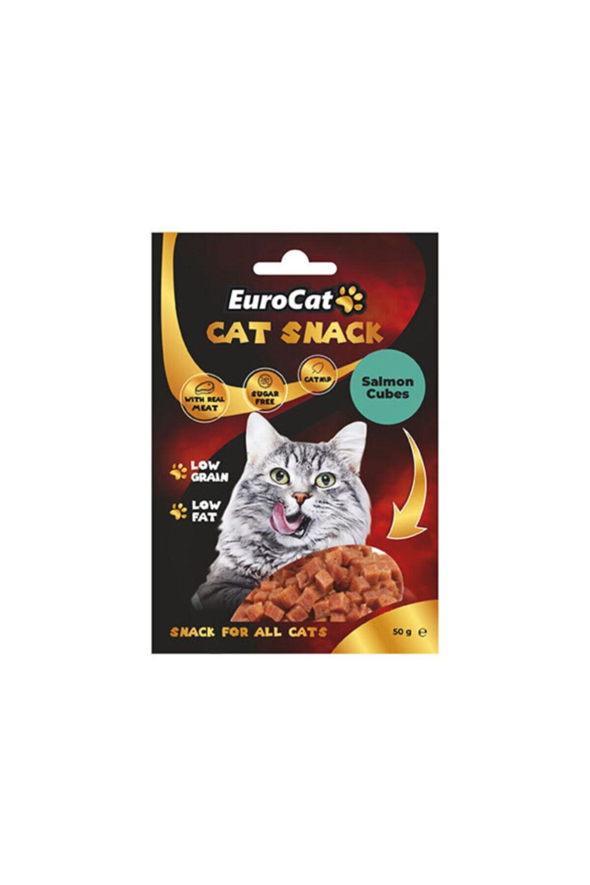 Eurocat Salmon Cubes Kedi Ödül 50gr