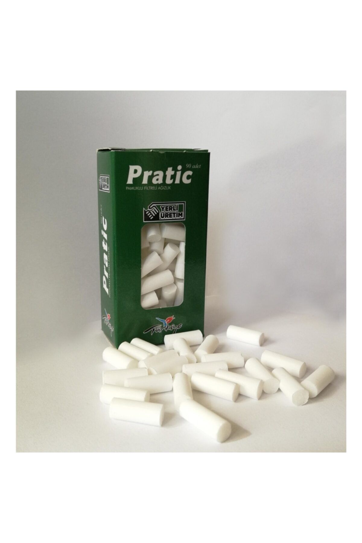 Pratic Slim 6 mm Sigara Filtresi Tütün Pamuğu  Sigara Ağızlığı