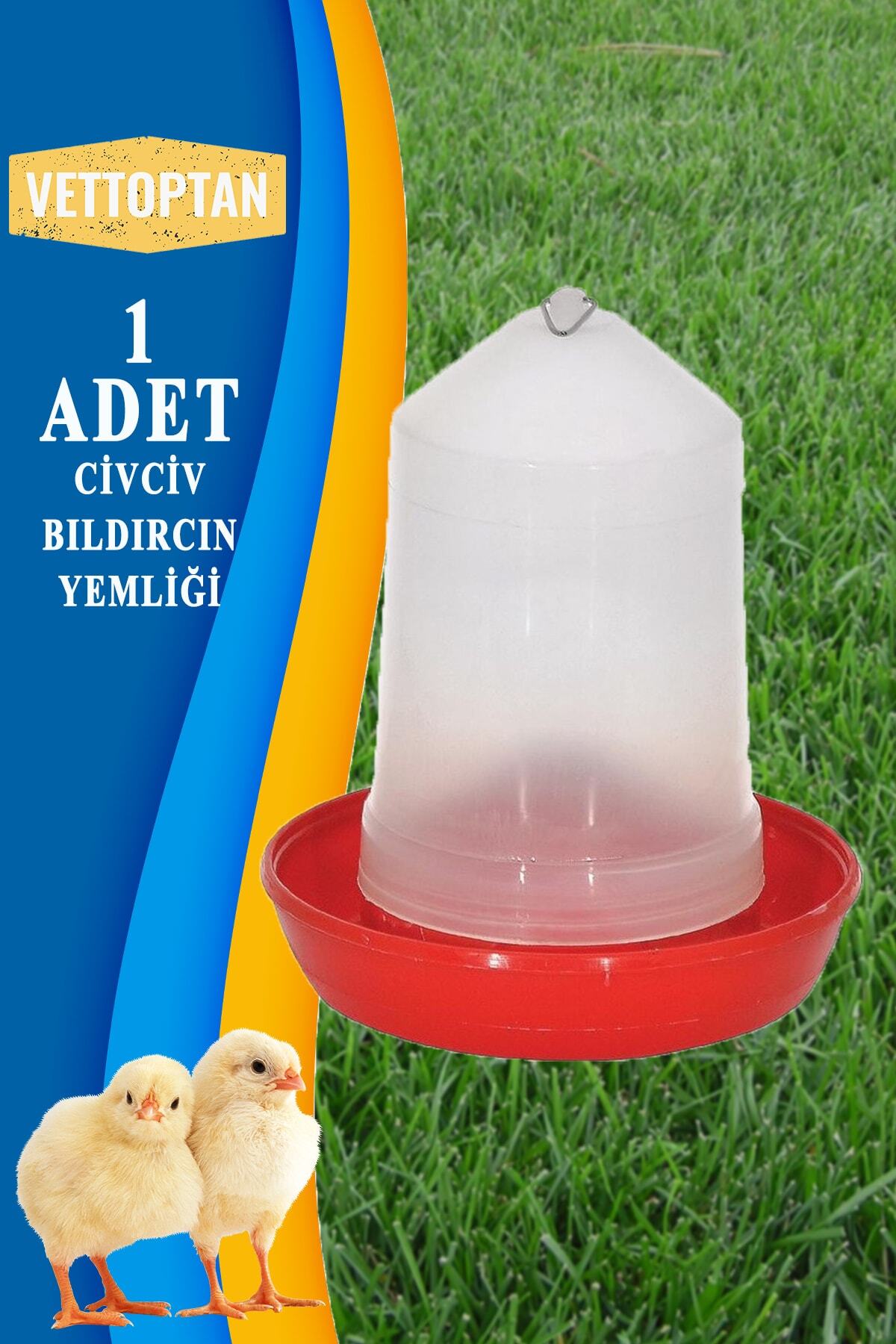 vettoptan Civciv 1 Adet Güvercin Yemlik Başlangıç Yemliği 750 Gr Muhabbet Kuşu Kanarya Kafes Salma Süs Tavuğu