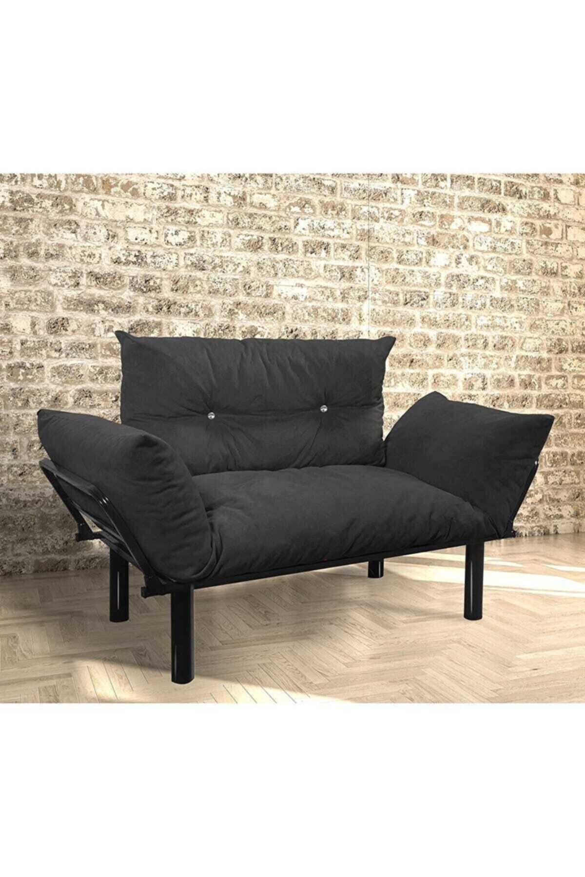 AhlasHomeDeco Siyah Ikili Koltuk Ahd000054