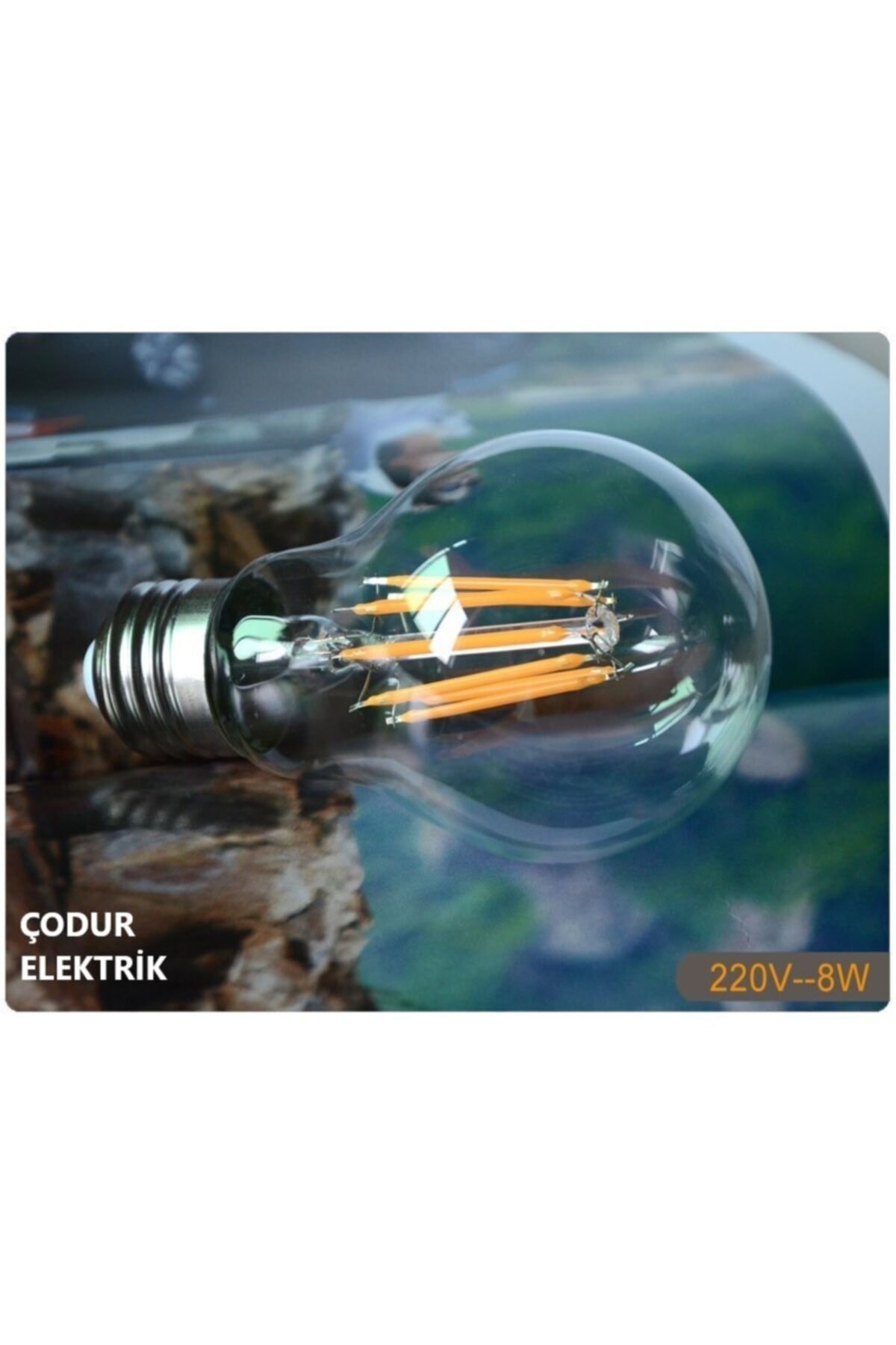 Osaka Light 8w/230v 3000k Gün Işığı Flamanlı Led Ampul