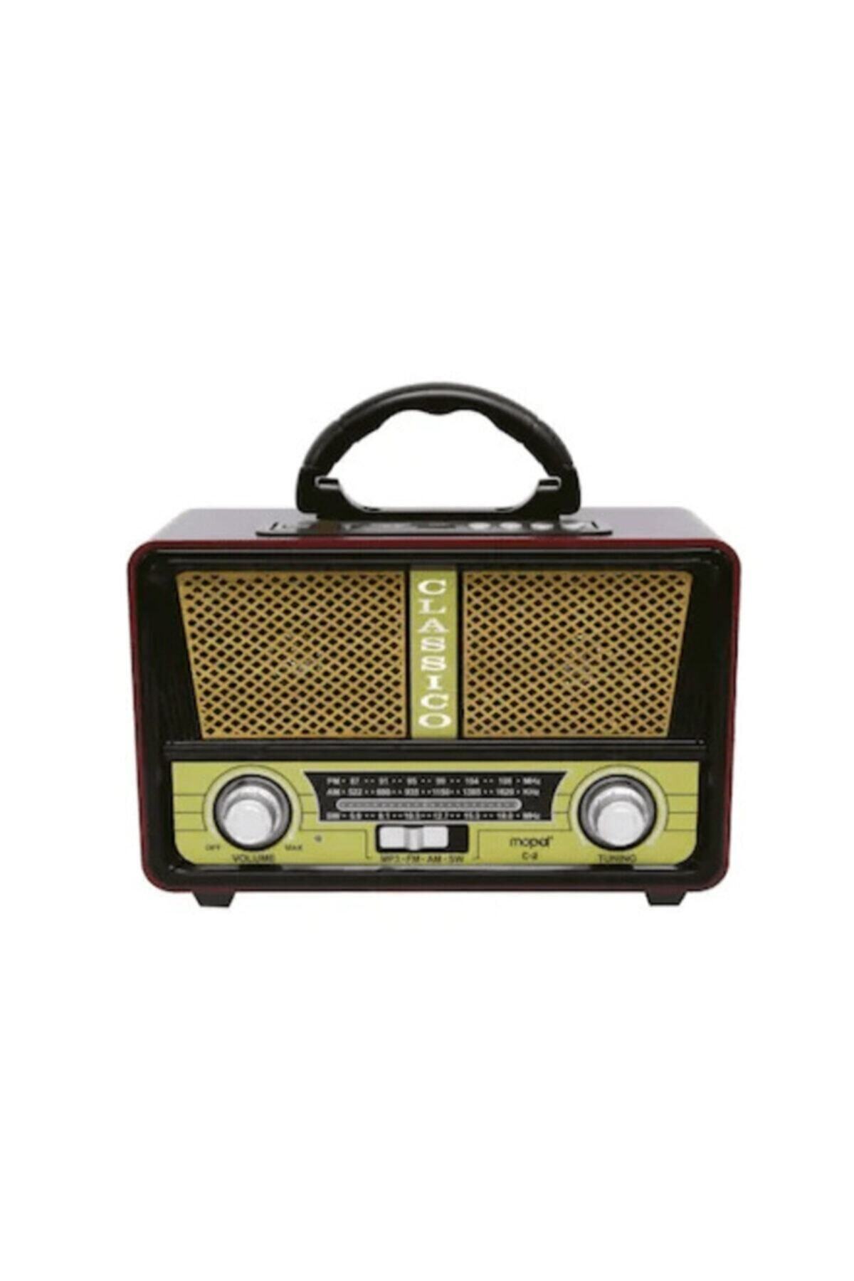 DIGERUI Mopal Classico C2 Vintage Nostalji Bluetooth Radyo