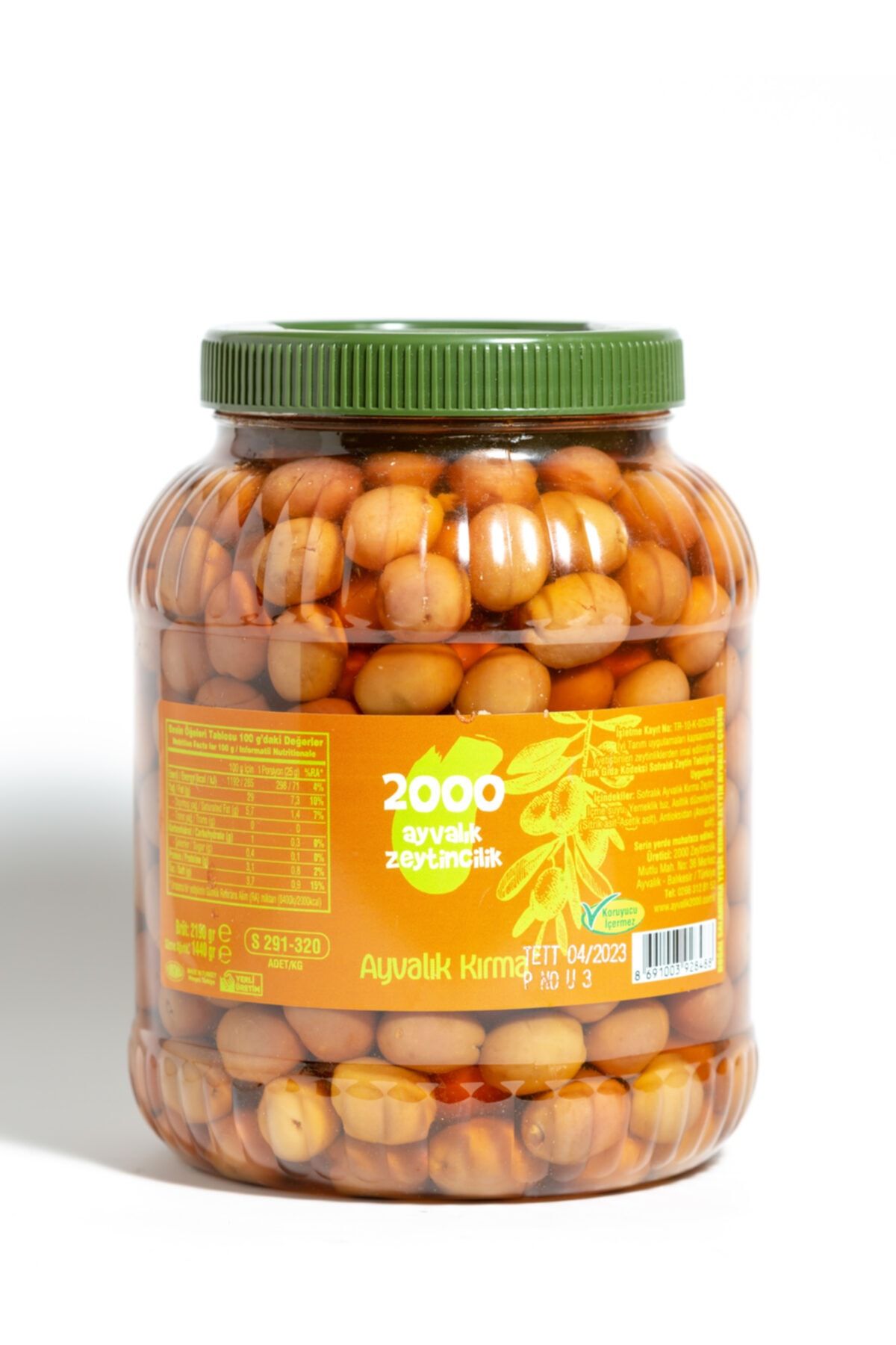 2000 AYVALIK ZEYTİNCİLİK Ayvalık Kırma 1440 Gr
