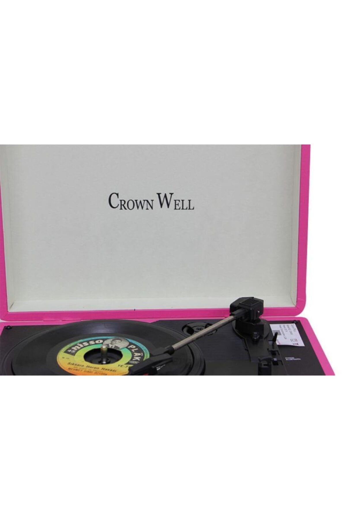 sinerjishop Pikap Çantalı Crownwell Önden Hoparlörlü Pembe Hoparlör Girişli