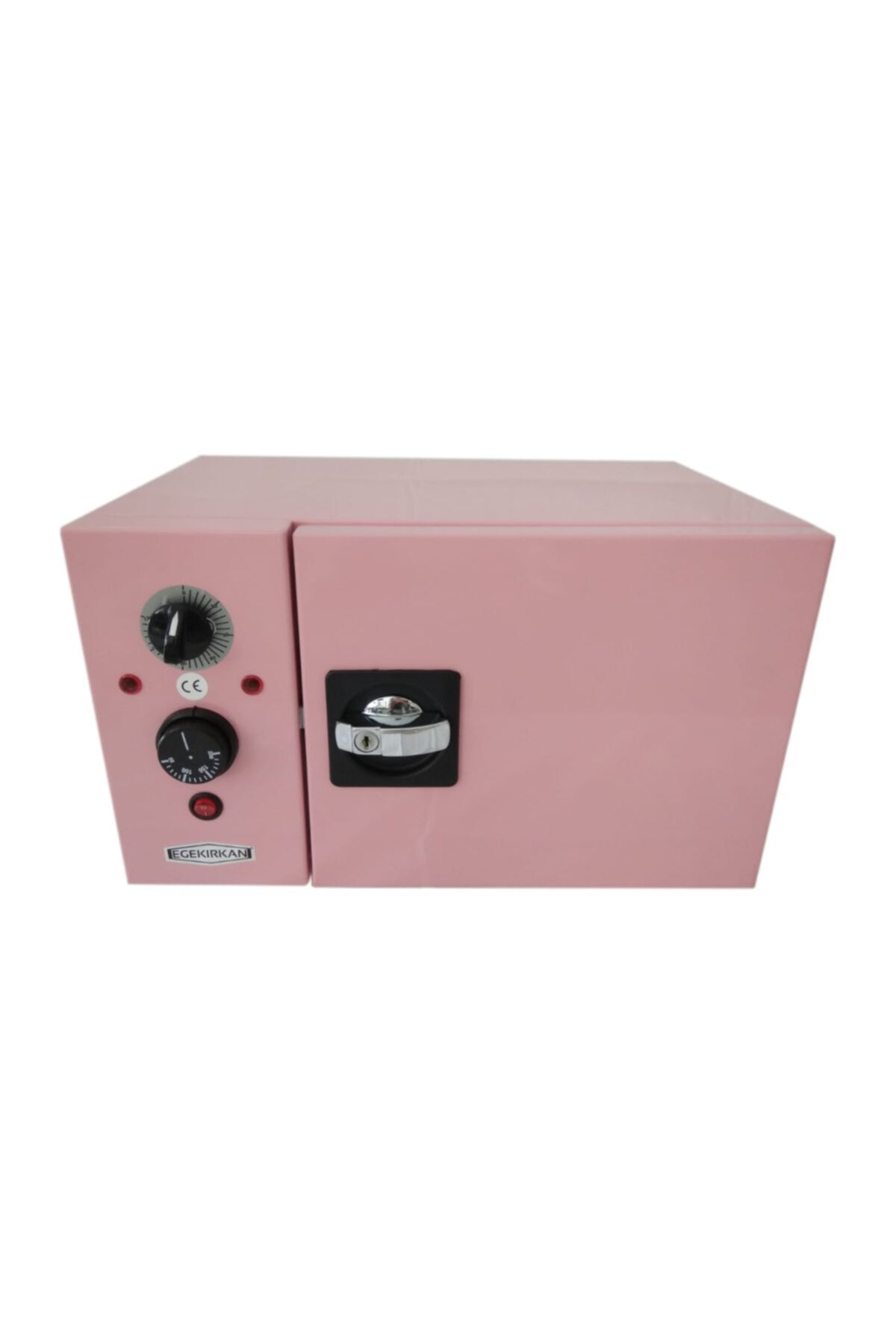 Egekırkan S590 10lt Kuru Hava Isıtmalı Sterilize Makinesi Sterilizatör Pembe Renk Özel Seri