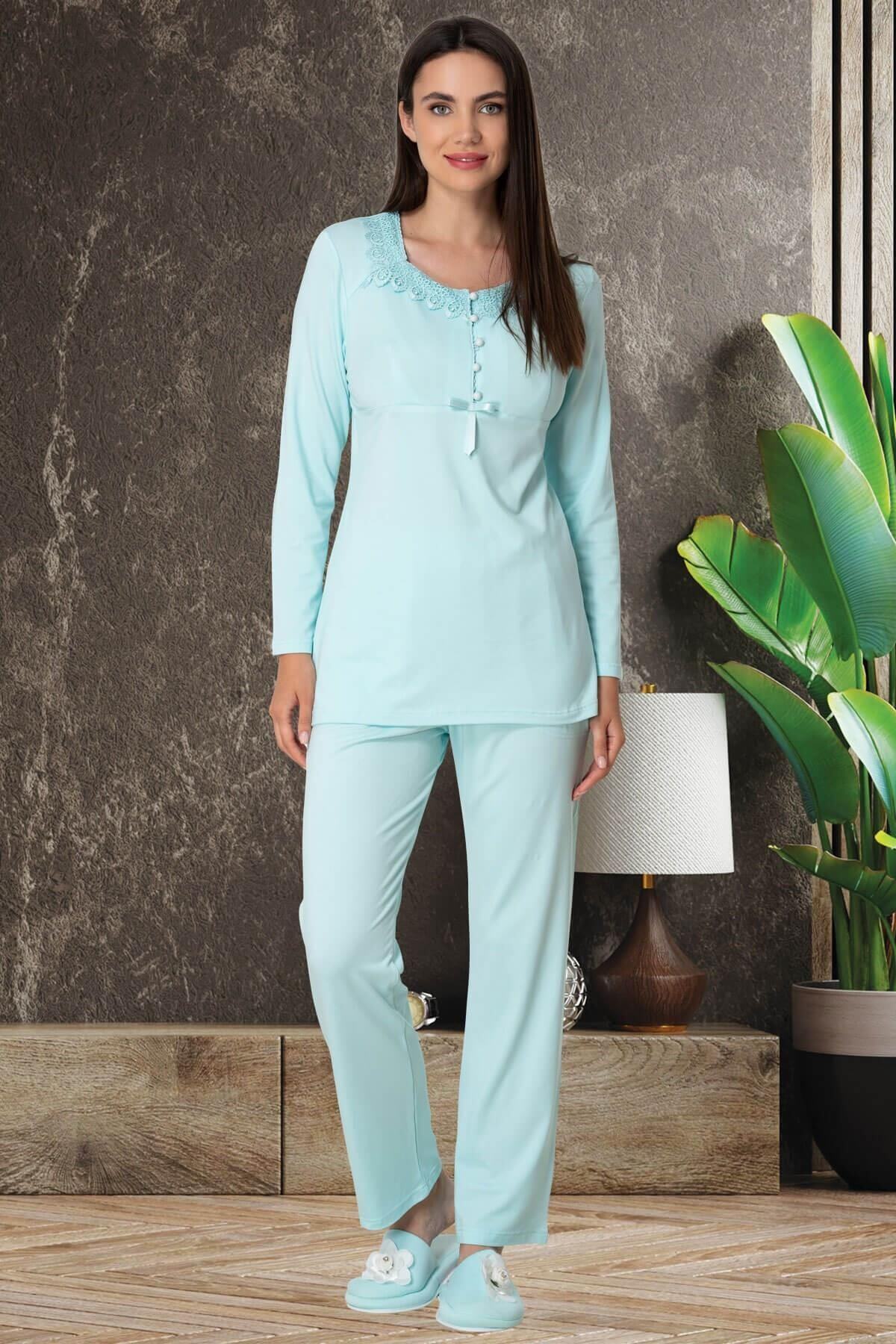 By Mecit Pijama Mecit Büyük Beden Kadın Pijama Takım 5547