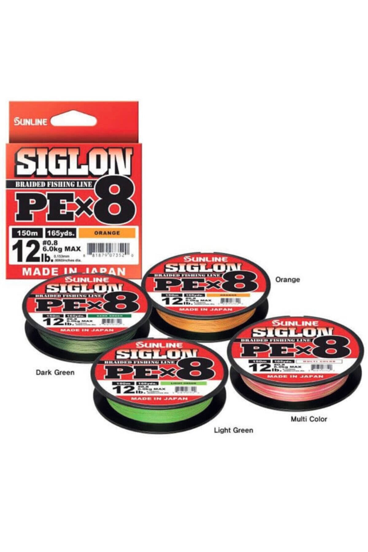 SUNLINE Siglon Braid Pe X8 Ip Misina Orange 150mt - 0,296mm - 22kg